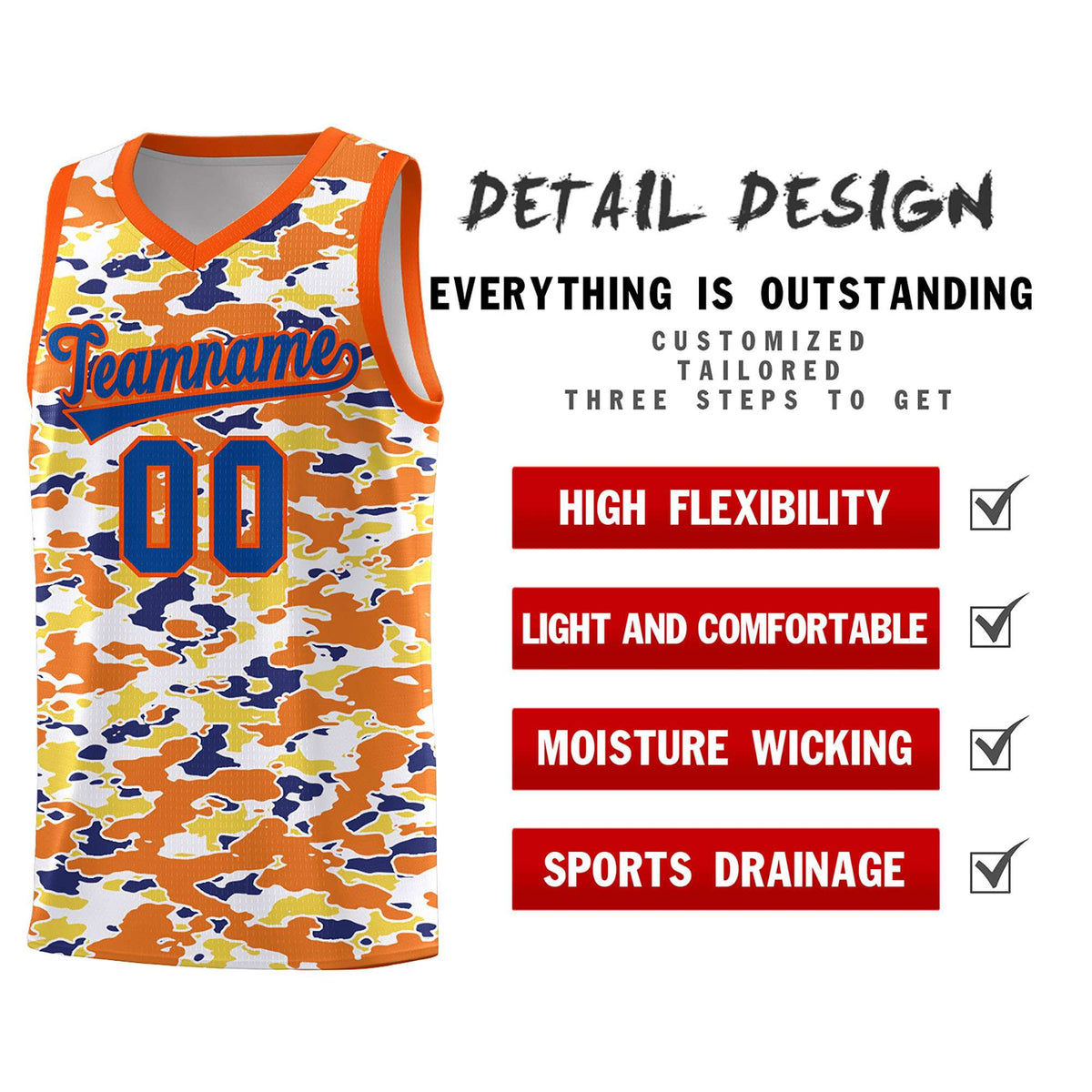 Custom Personalized Camo Kits Sports Uniform Basketball Jersey|KXKSHOP