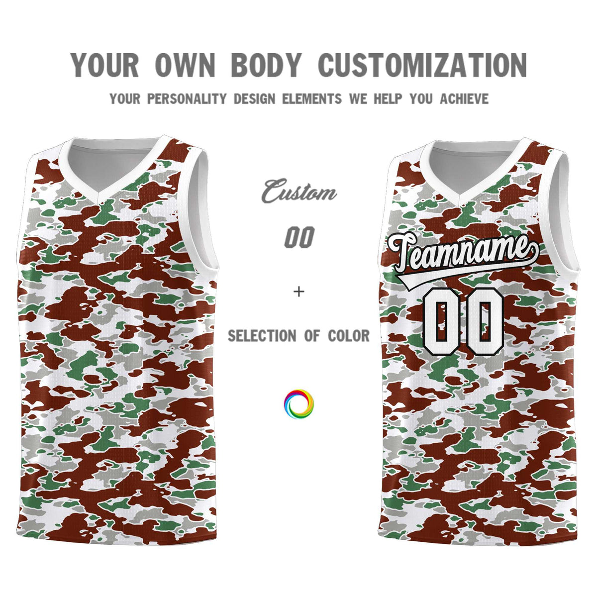 Custom Personalized Camo Kits Sports Uniform Basketball Jersey|KXKSHOP