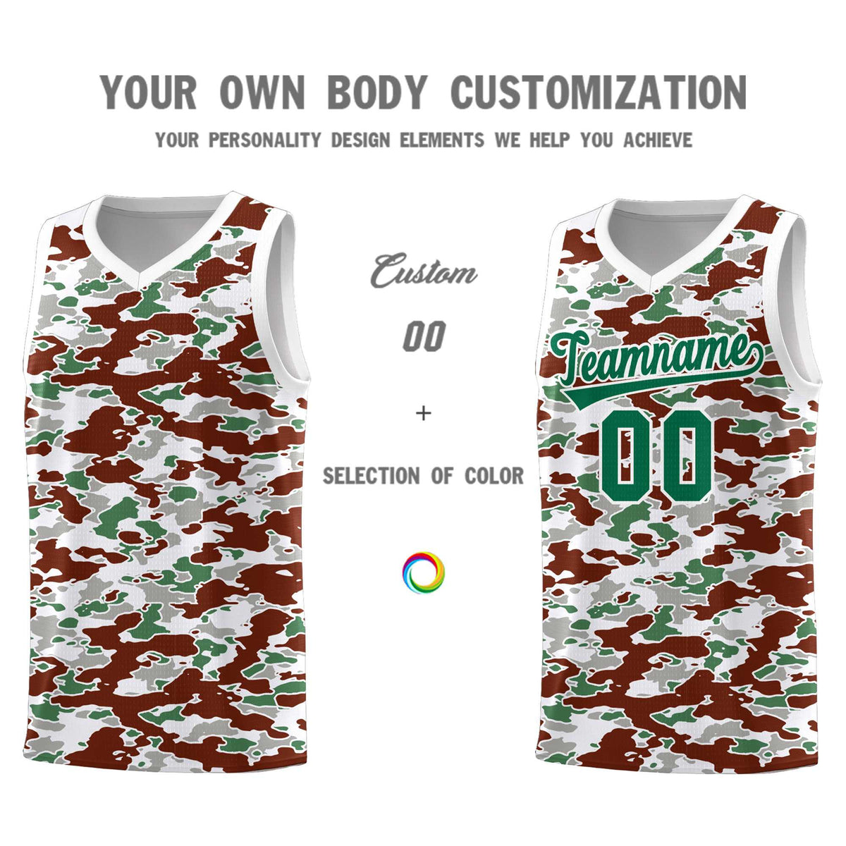 Custom Personalized Camo Kits Sports Uniform Basketball Jersey|KXKSHOP