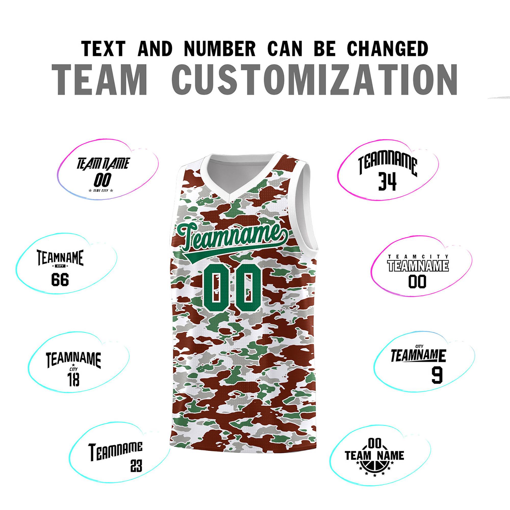 Custom Personalized Camo Kits Sports Uniform Basketball Jersey|KXKSHOP