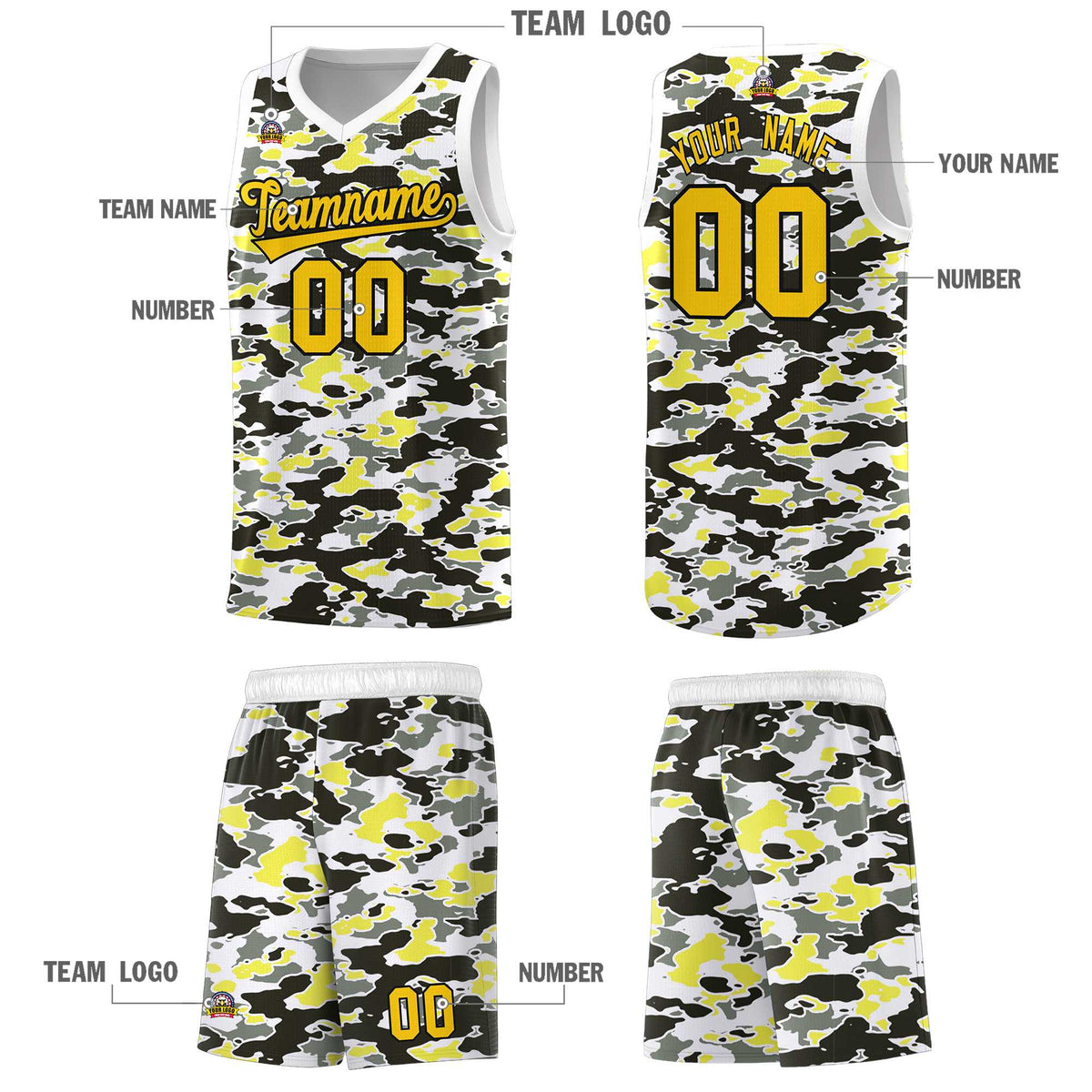 Custom Personalized Camo Kits Sports Uniform Basketball Jersey|KXKSHOP
