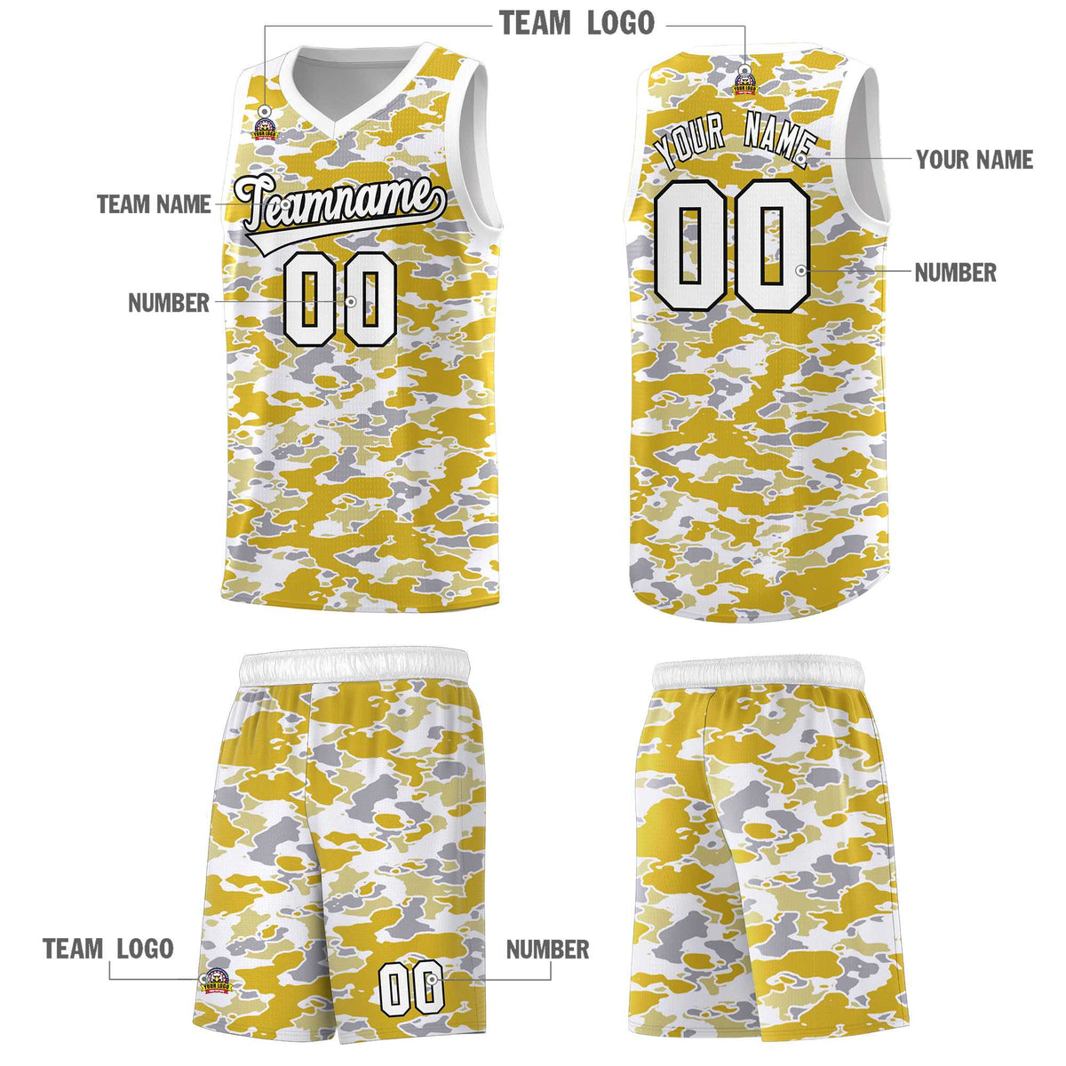 Custom Personalized Camo Kits Sports Uniform Basketball Jersey|KXKSHOP