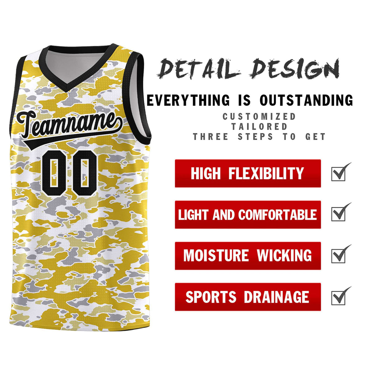 Custom Personalized Camo Kits Sports Uniform Basketball Jersey|KXKSHOP
