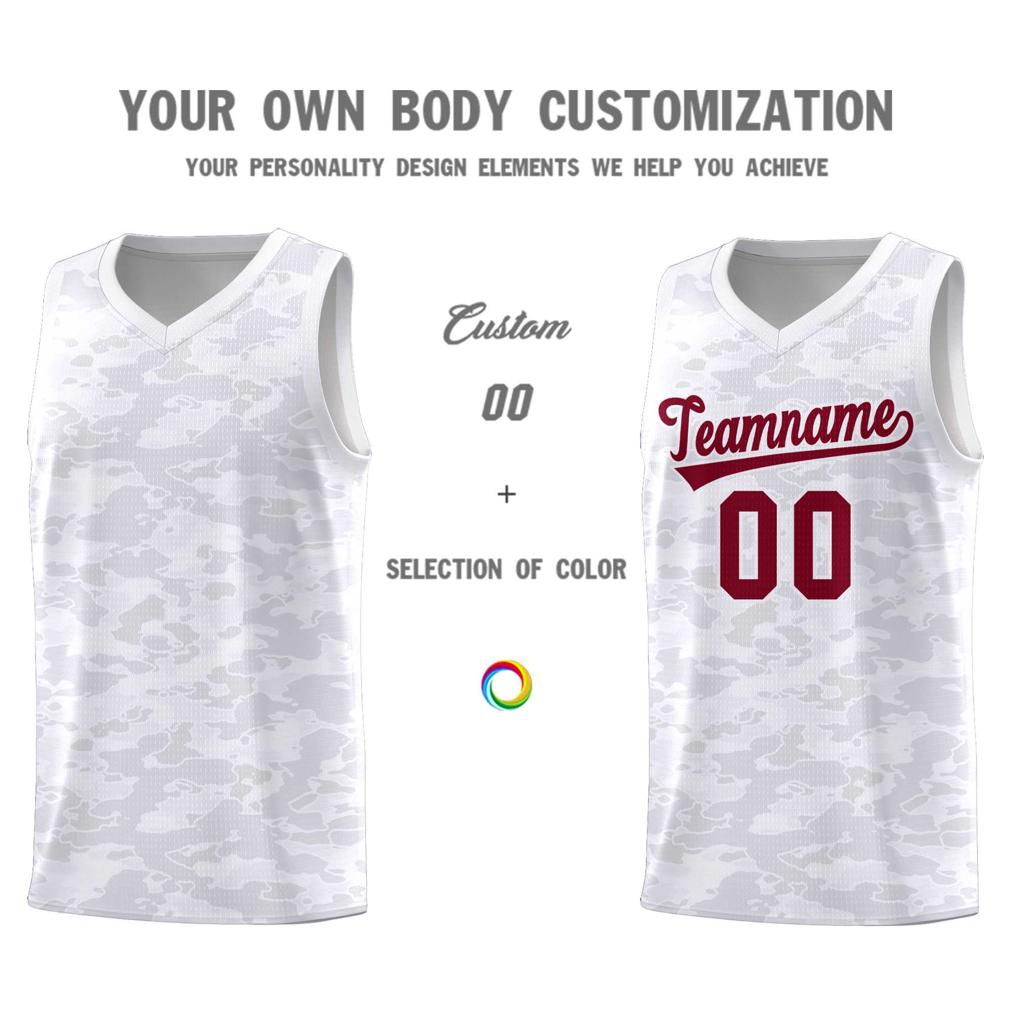 Custom Personalized Camo Kits Sports Uniform Basketball Jersey|KXKSHOP