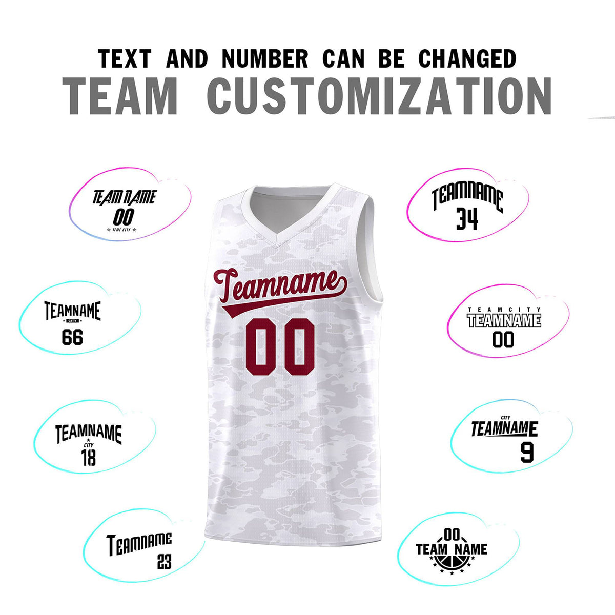 Custom Personalized Camo Kits Sports Uniform Basketball Jersey|KXKSHOP