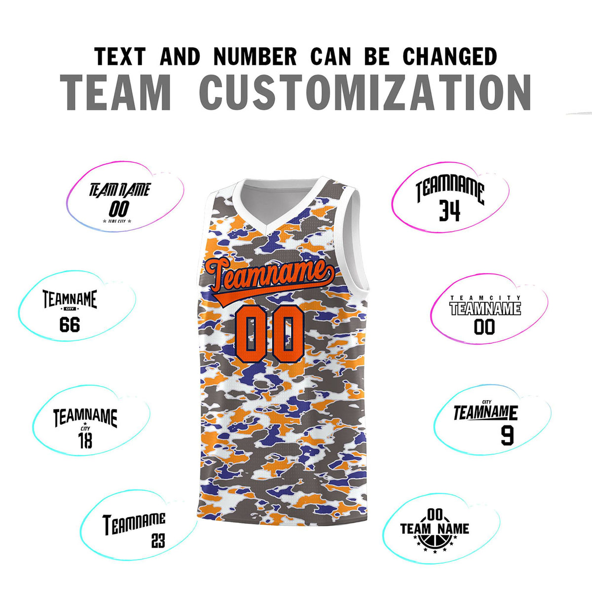 Custom Personalized Camo Kits Sports Uniform Basketball Jersey|KXKSHOP