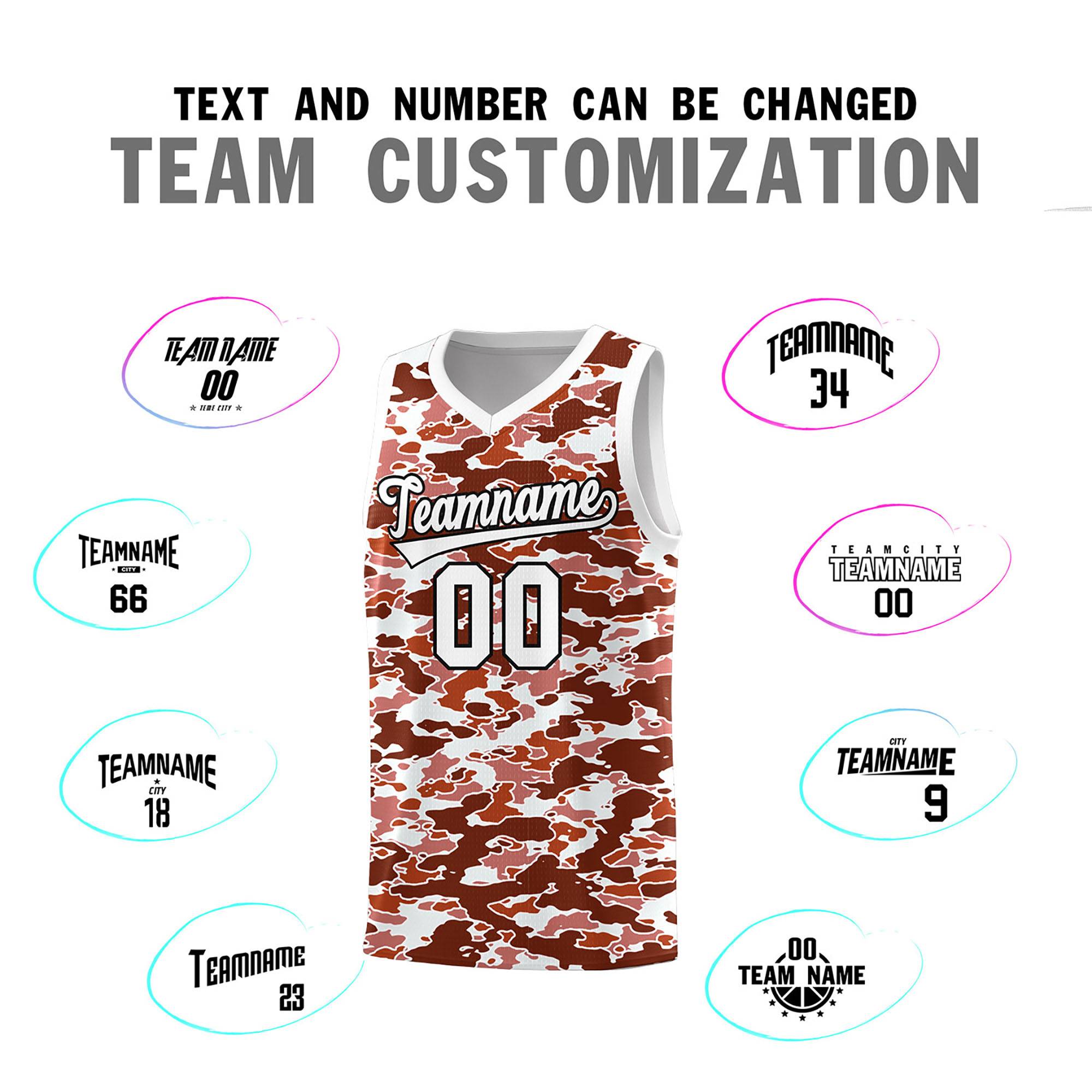 Custom Personalized Camo Kits Sports Uniform Basketball Jersey|KXKSHOP