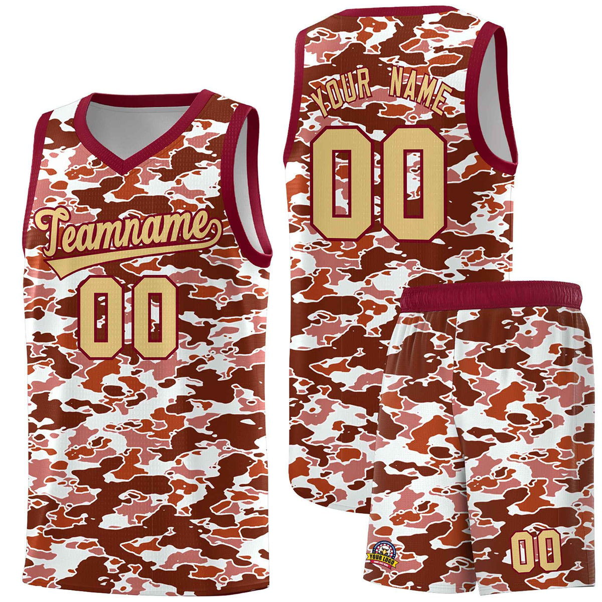 Custom Personalized Camo Kits Sports Uniform Basketball Jersey|KXKSHOP