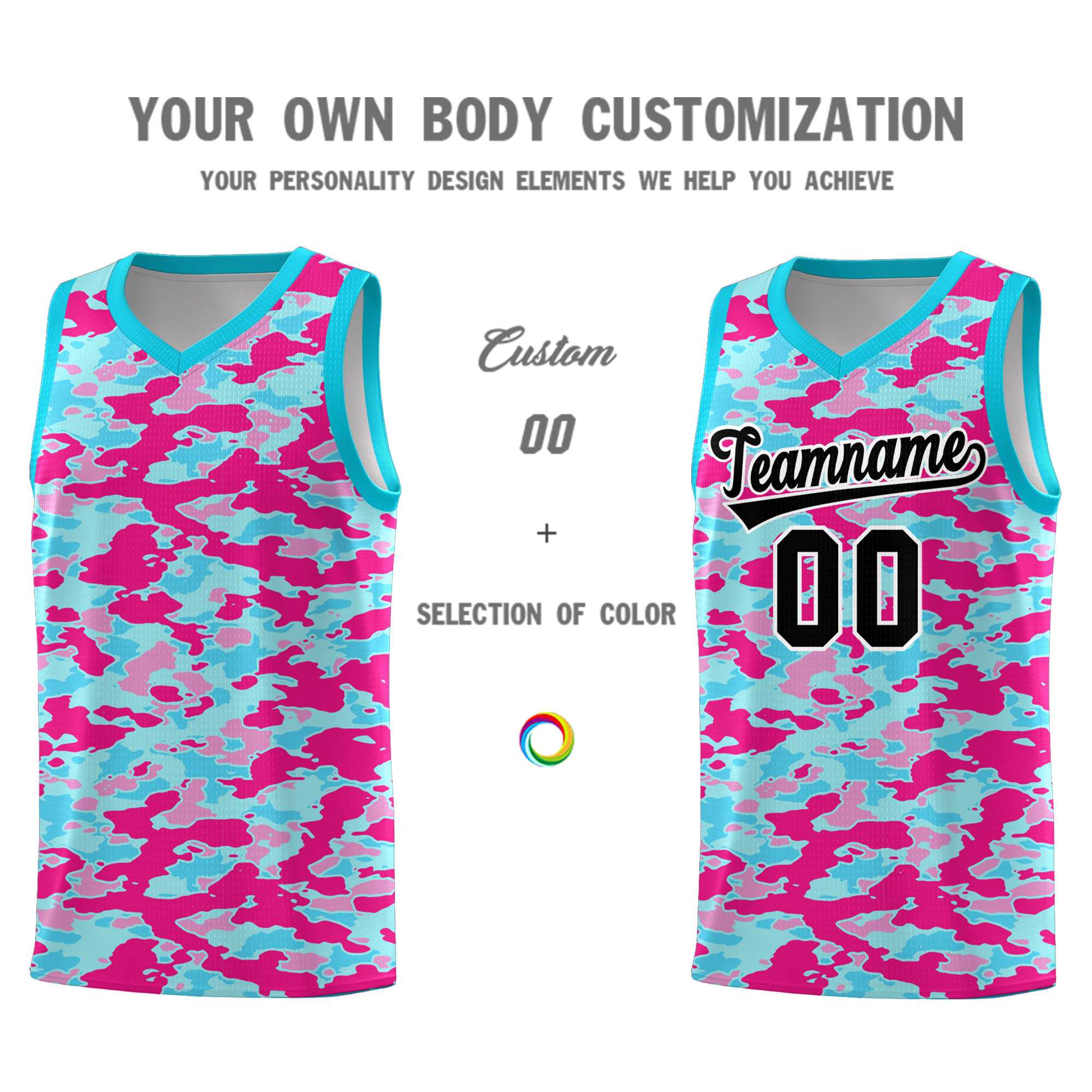 Custom Personalized Camo Kits Sports Uniform Basketball Jersey|KXKSHOP