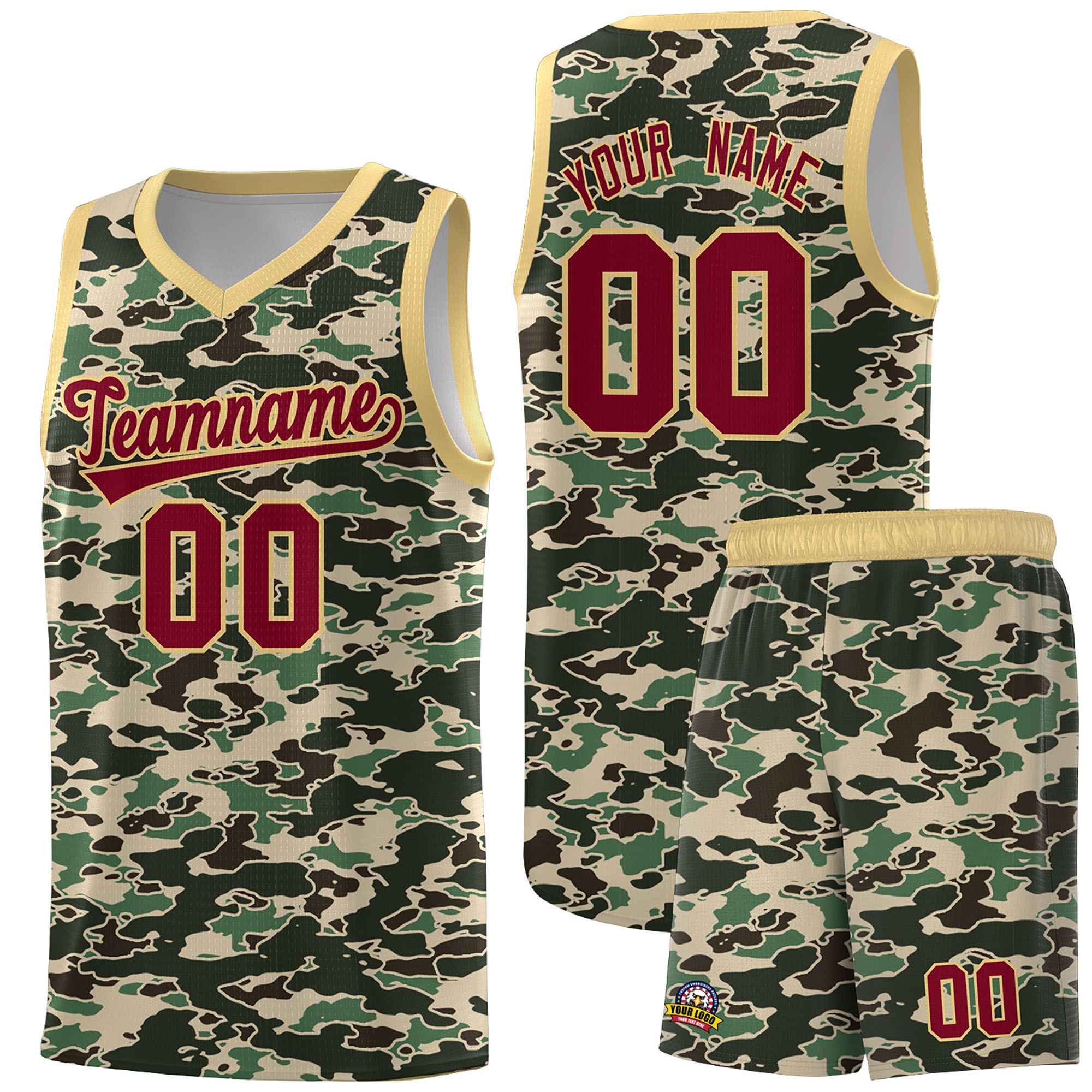Custom Personalized Camo Kits Sports Uniform Basketball Jersey|KXKSHOP