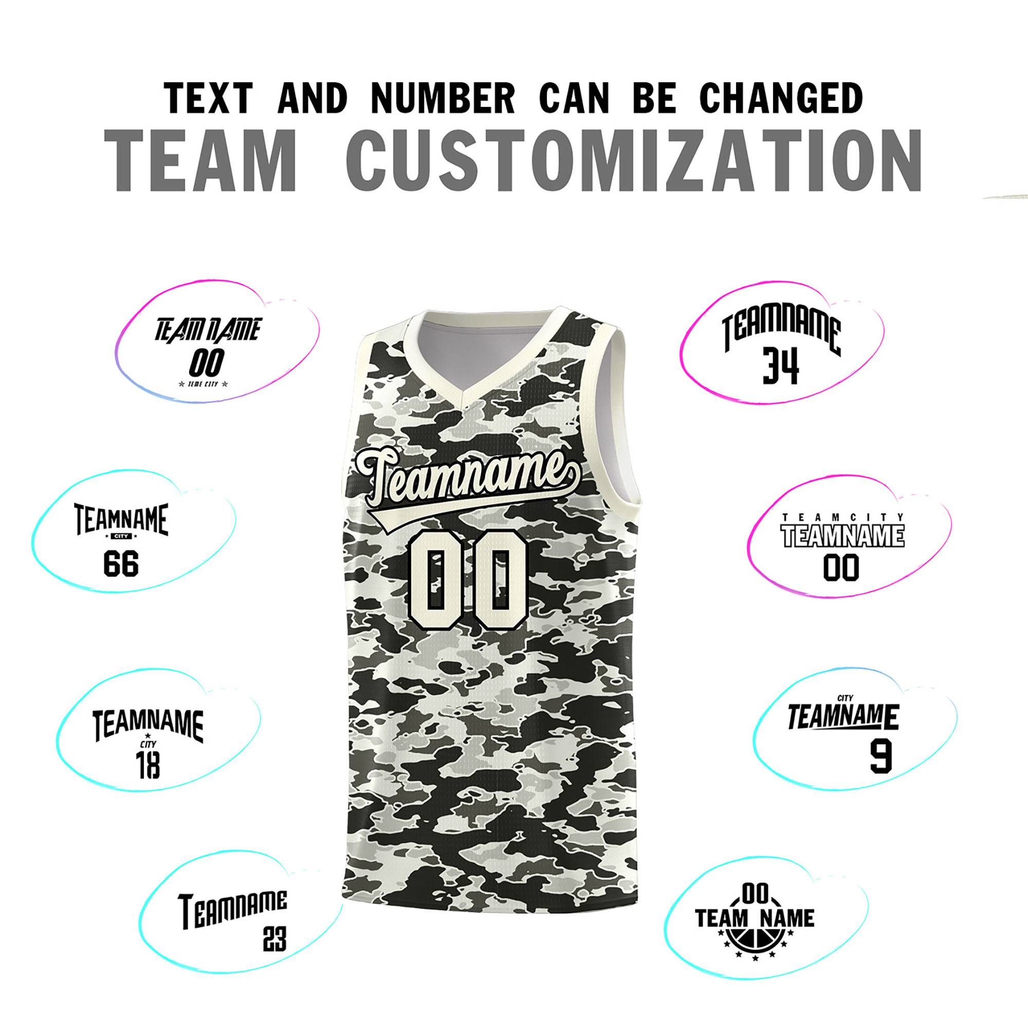 Custom Personalized Camo Kits Sports Uniform Basketball Jersey|KXKSHOP