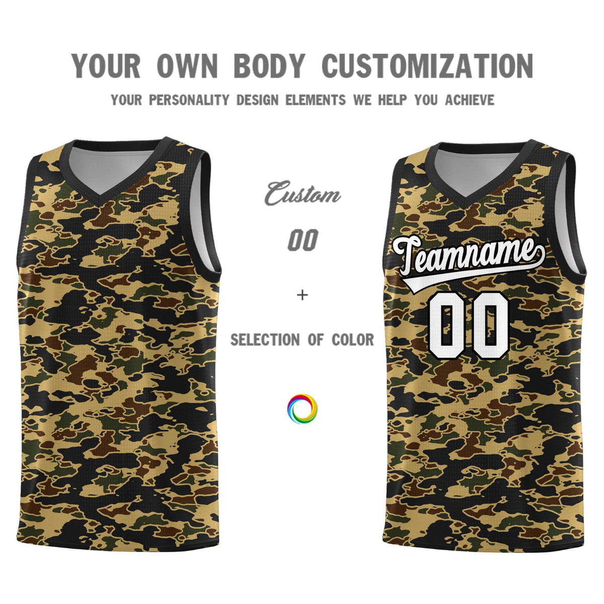 Custom Personalized Camo Kits Sports Uniform Basketball Jersey|KXKSHOP