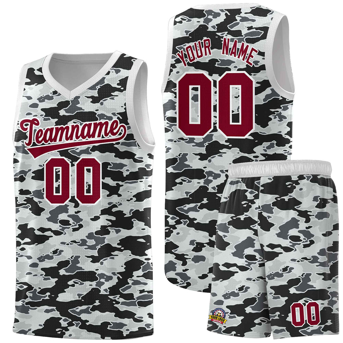 Custom Personalized Camo Kits Sports Uniform Basketball Jersey|KXKSHOP