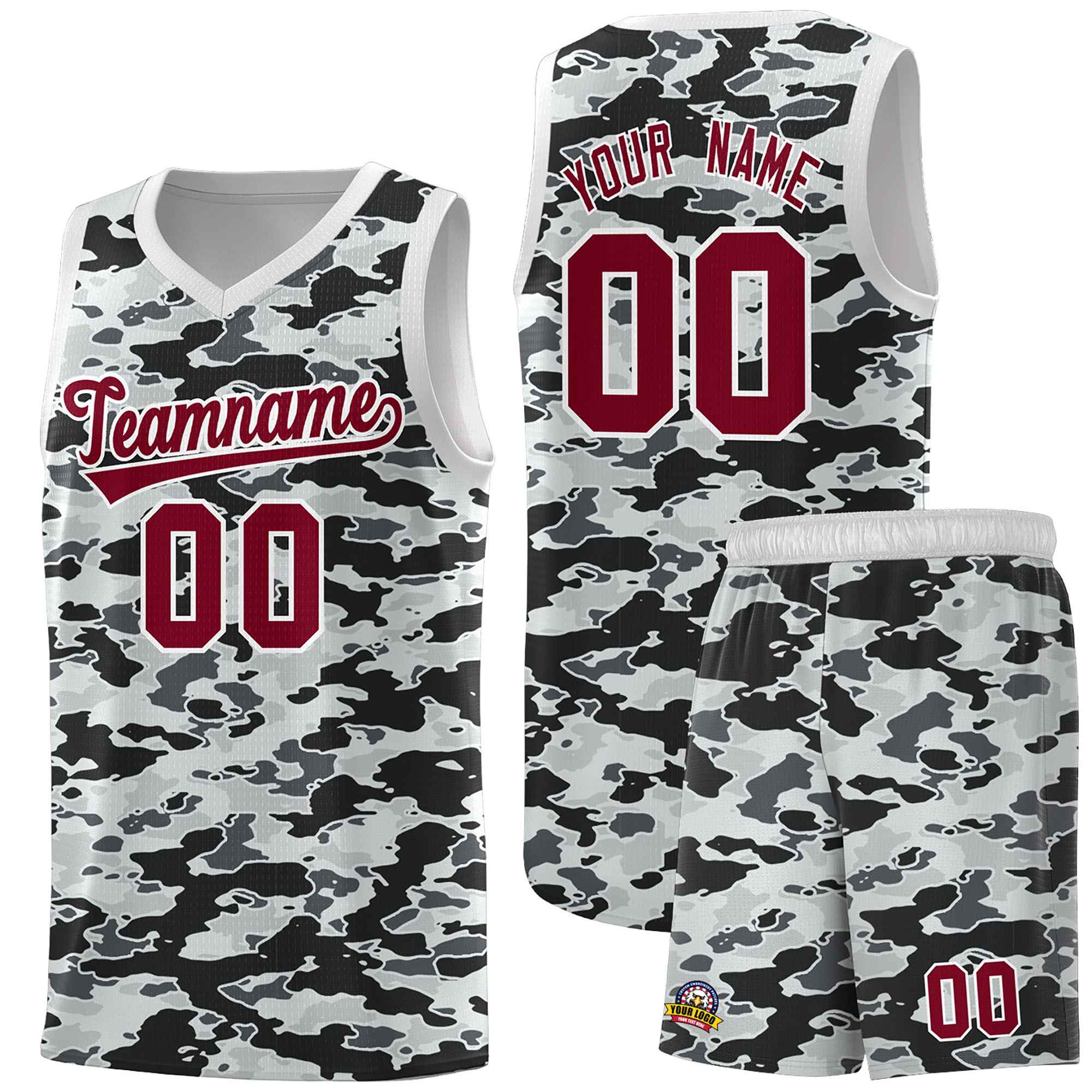 Custom Personalized Camo Kits Sports Uniform Basketball Jersey|KXKSHOP