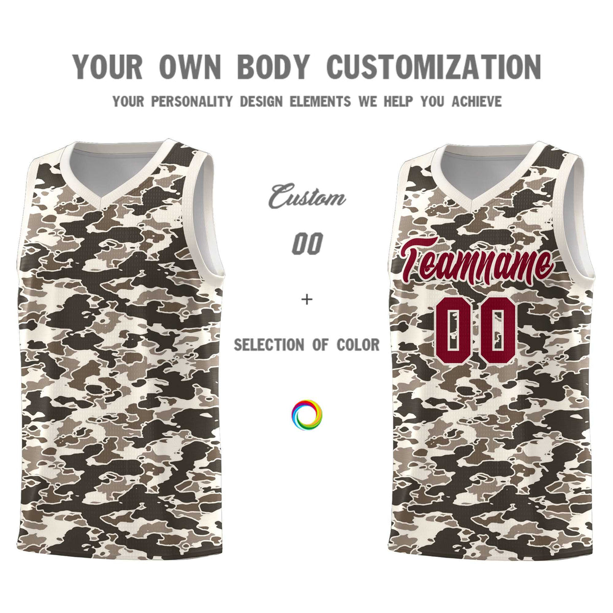 Custom Personalized Camo Kits Sports Uniform Basketball Jersey|KXKSHOP
