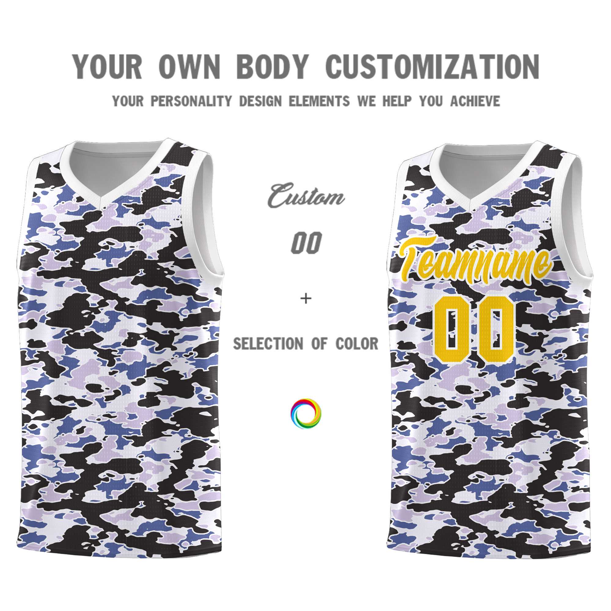 Custom Personalized Camo Kits Sports Uniform Basketball Jersey|KXKSHOP