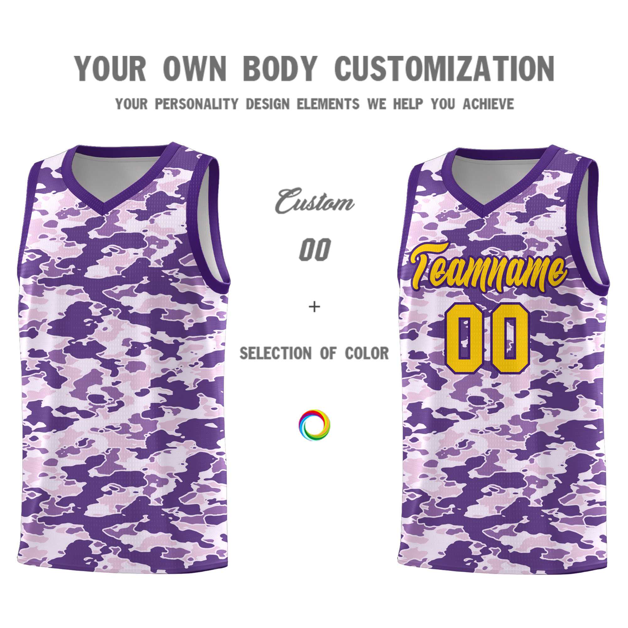 Custom Personalized Camo Kits Sports Uniform Basketball Jersey|KXKSHOP