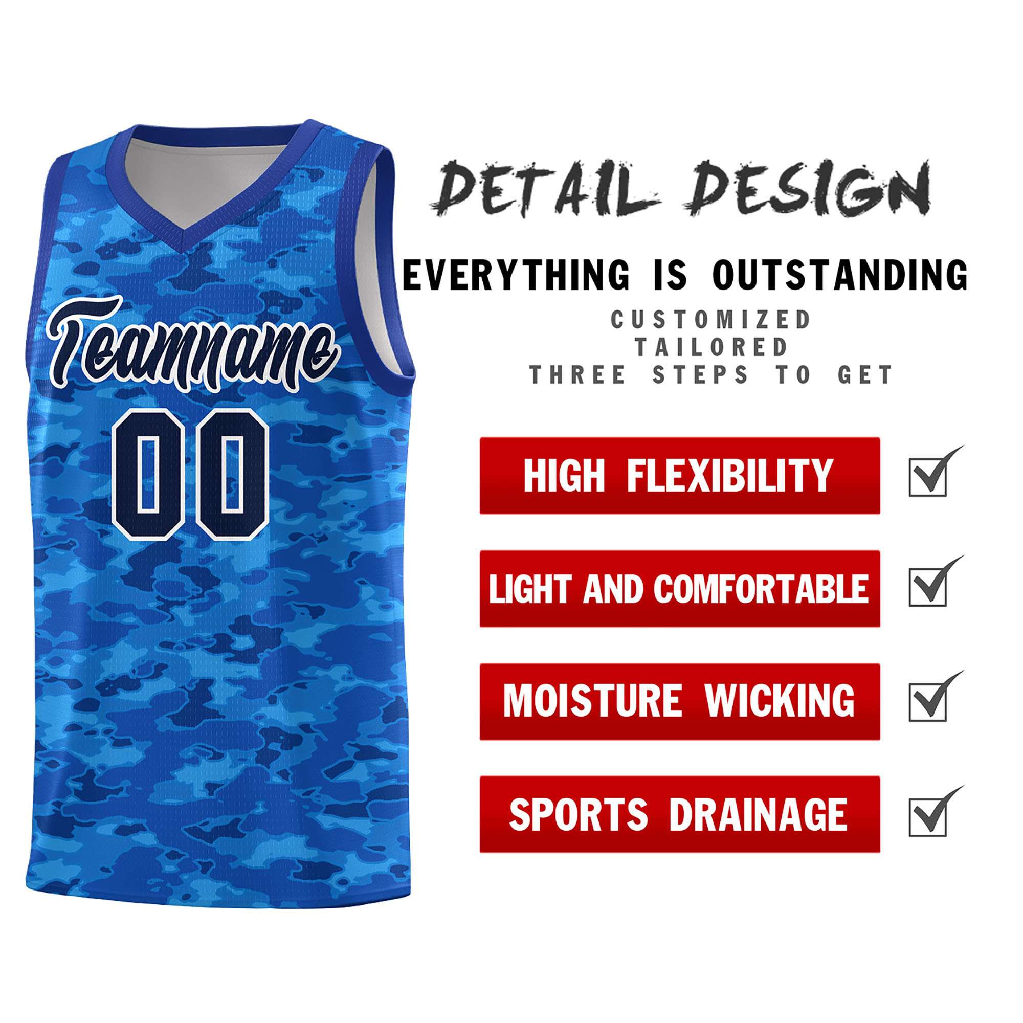 Custom Personalized Camo Kits Sports Uniform Basketball Jersey|KXKSHOP