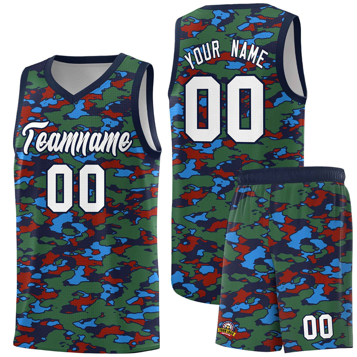 Custom Personalized Camo Kits Sports Uniform Basketball Jersey|KXKSHOP