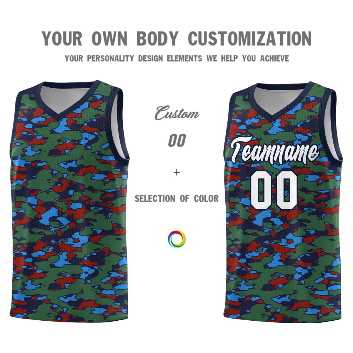 Custom Personalized Camo Kits Sports Uniform Basketball Jersey|KXKSHOP