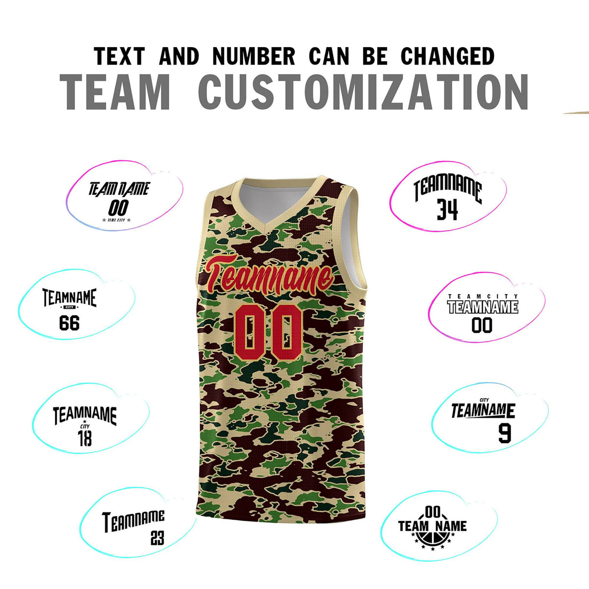 Custom Personalized Camo Kits Sports Uniform Basketball Jersey|KXKSHOP