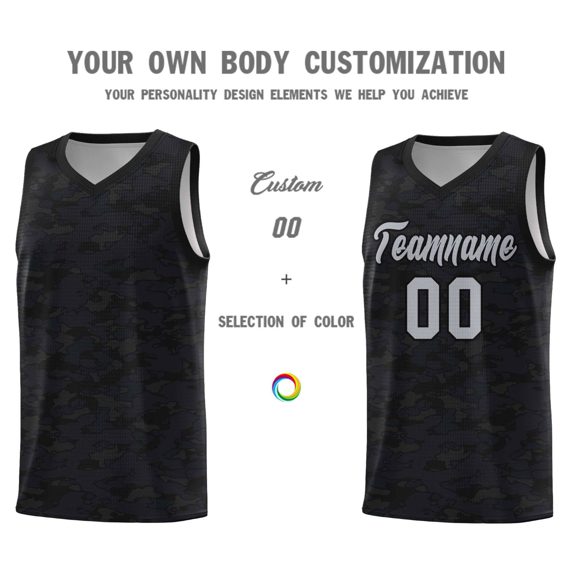 Custom Personalized Camo Kits Sports Uniform Basketball Jersey|KXKSHOP
