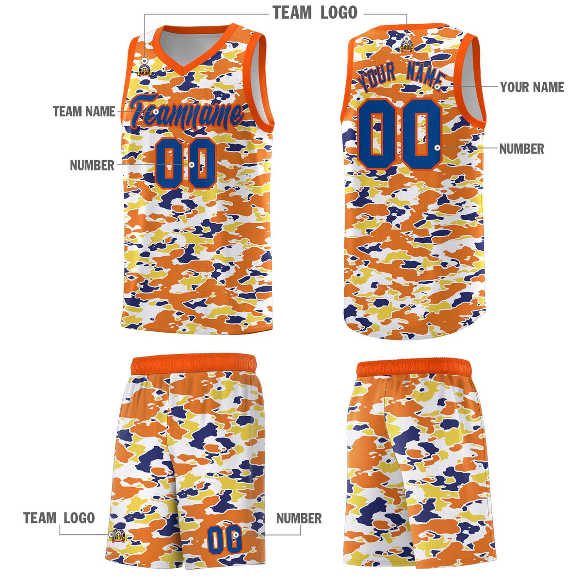 Custom Personalized Camo Kits Sports Uniform Basketball Jersey|KXKSHOP