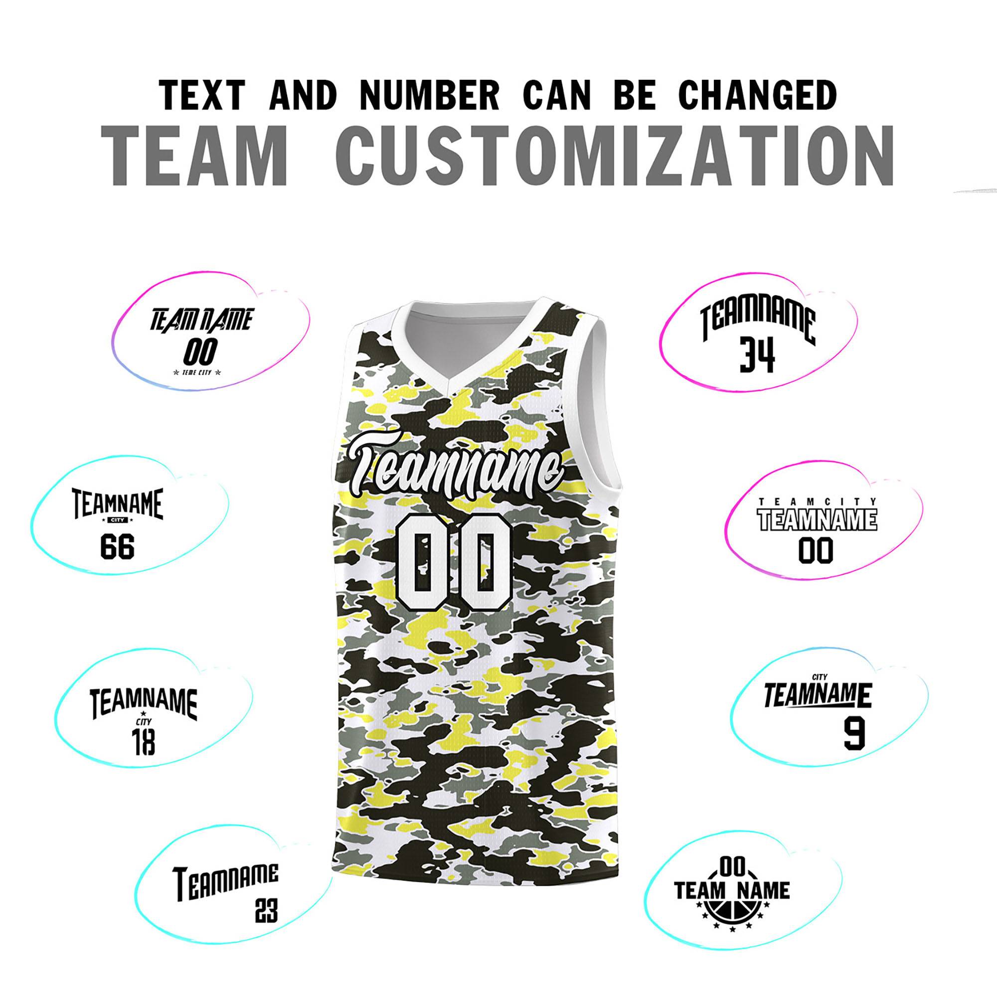 Custom Personalized Camo Kits Sports Uniform Basketball Jersey|KXKSHOP