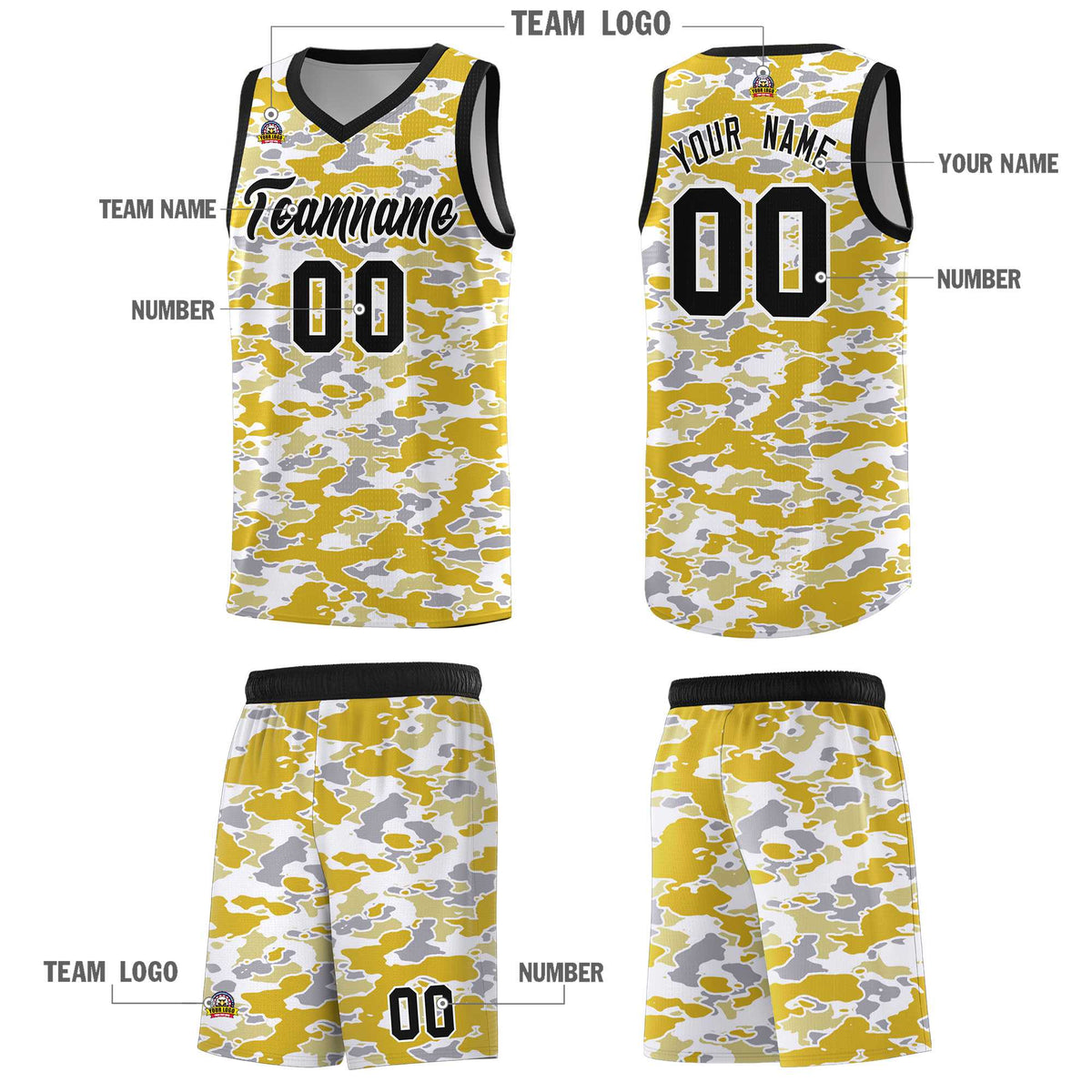 Custom Personalized Camo Kits Sports Uniform Basketball Jersey|KXKSHOP