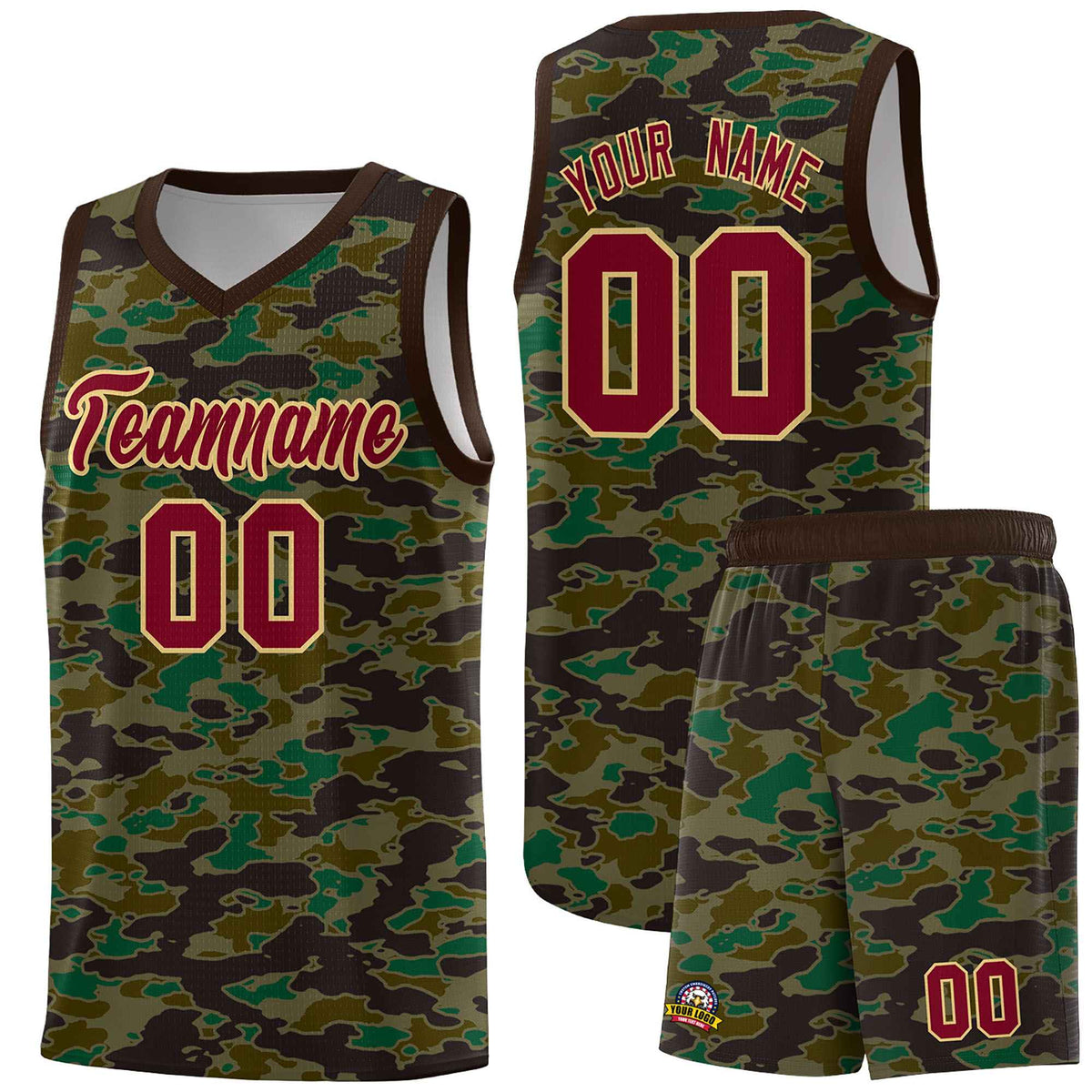 Custom Personalized Camo Kits Sports Uniform Basketball Jersey|KXKSHOP