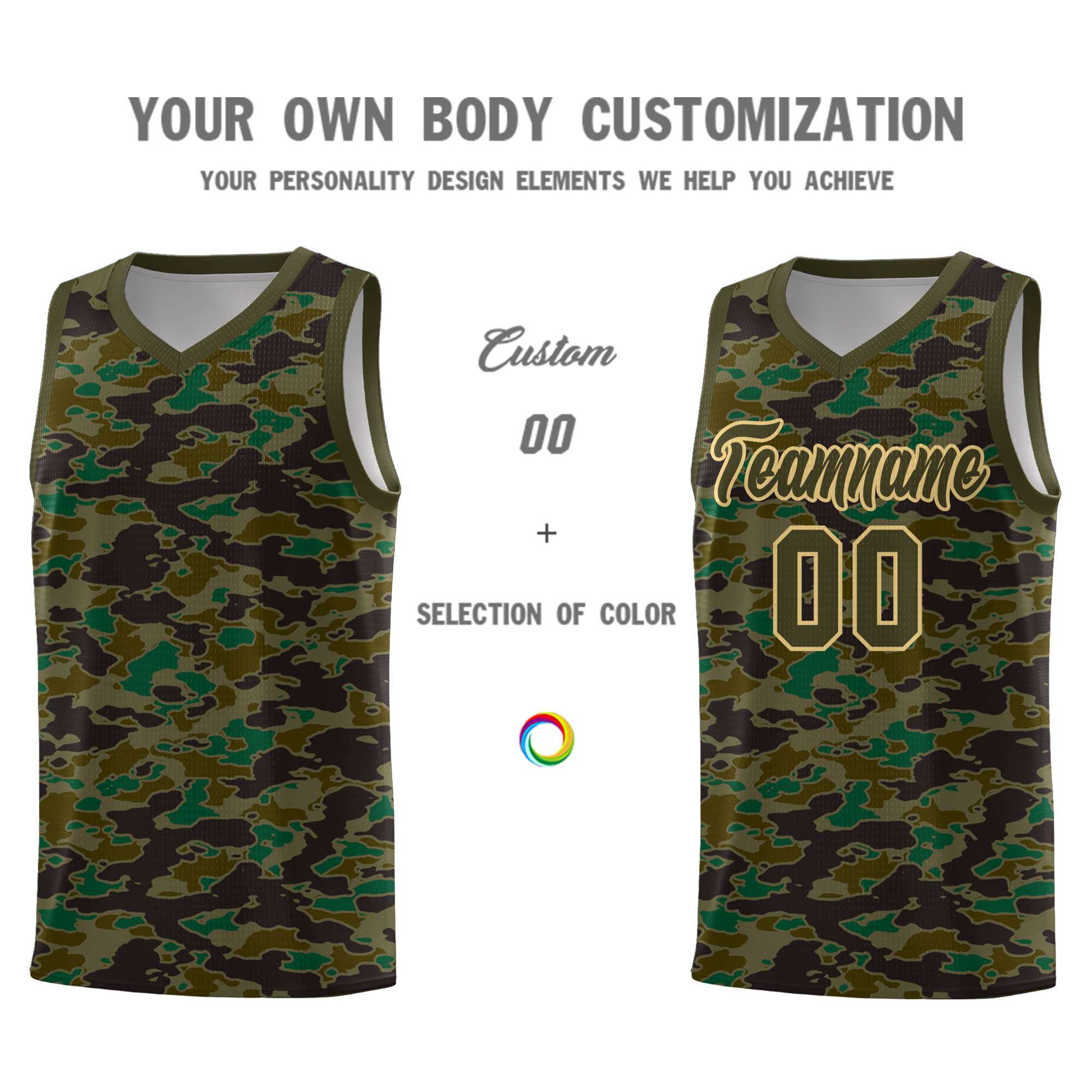 Custom Personalized Camo Kits Sports Uniform Basketball Jersey|KXKSHOP