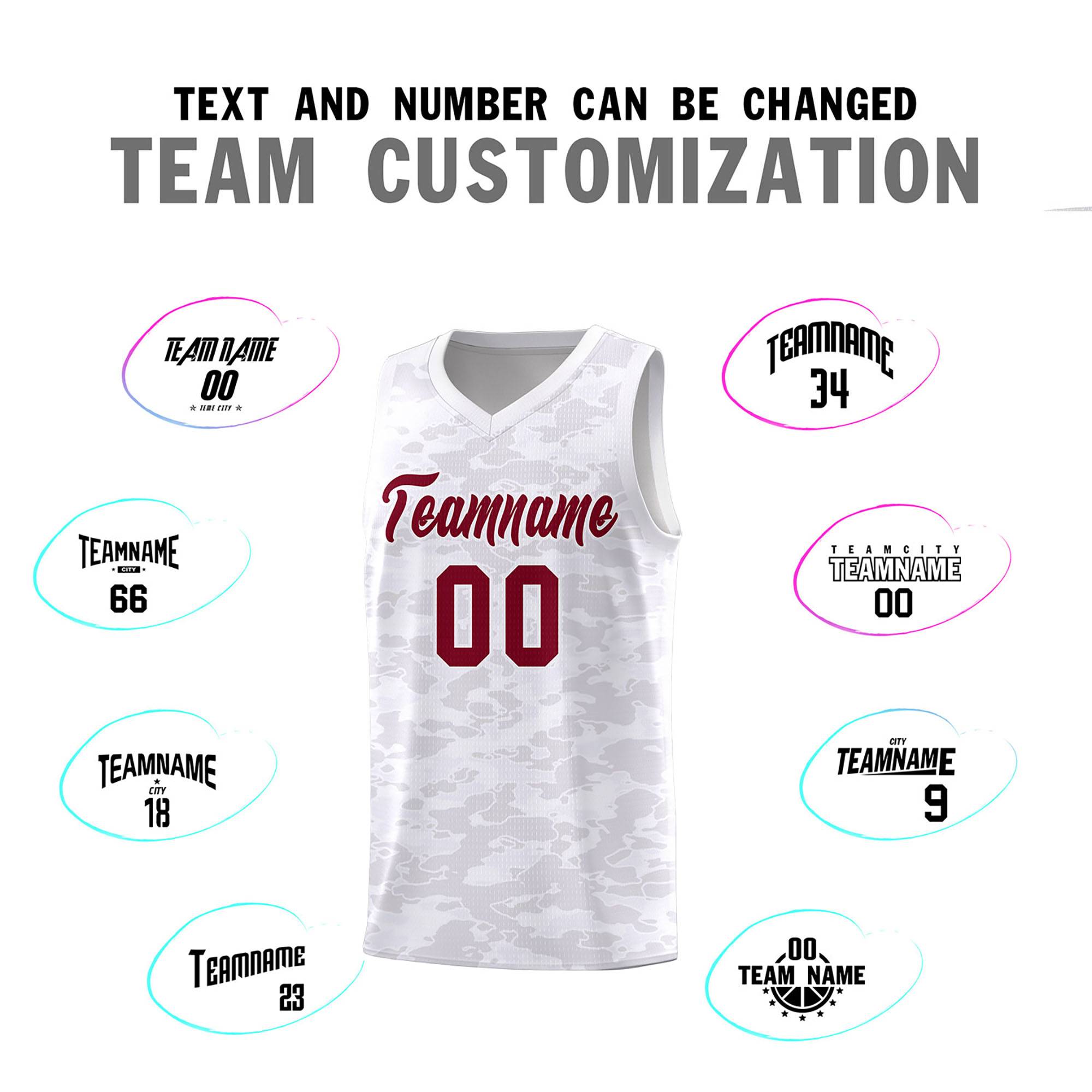 Custom Personalized Camo Kits Sports Uniform Basketball Jersey|KXKSHOP