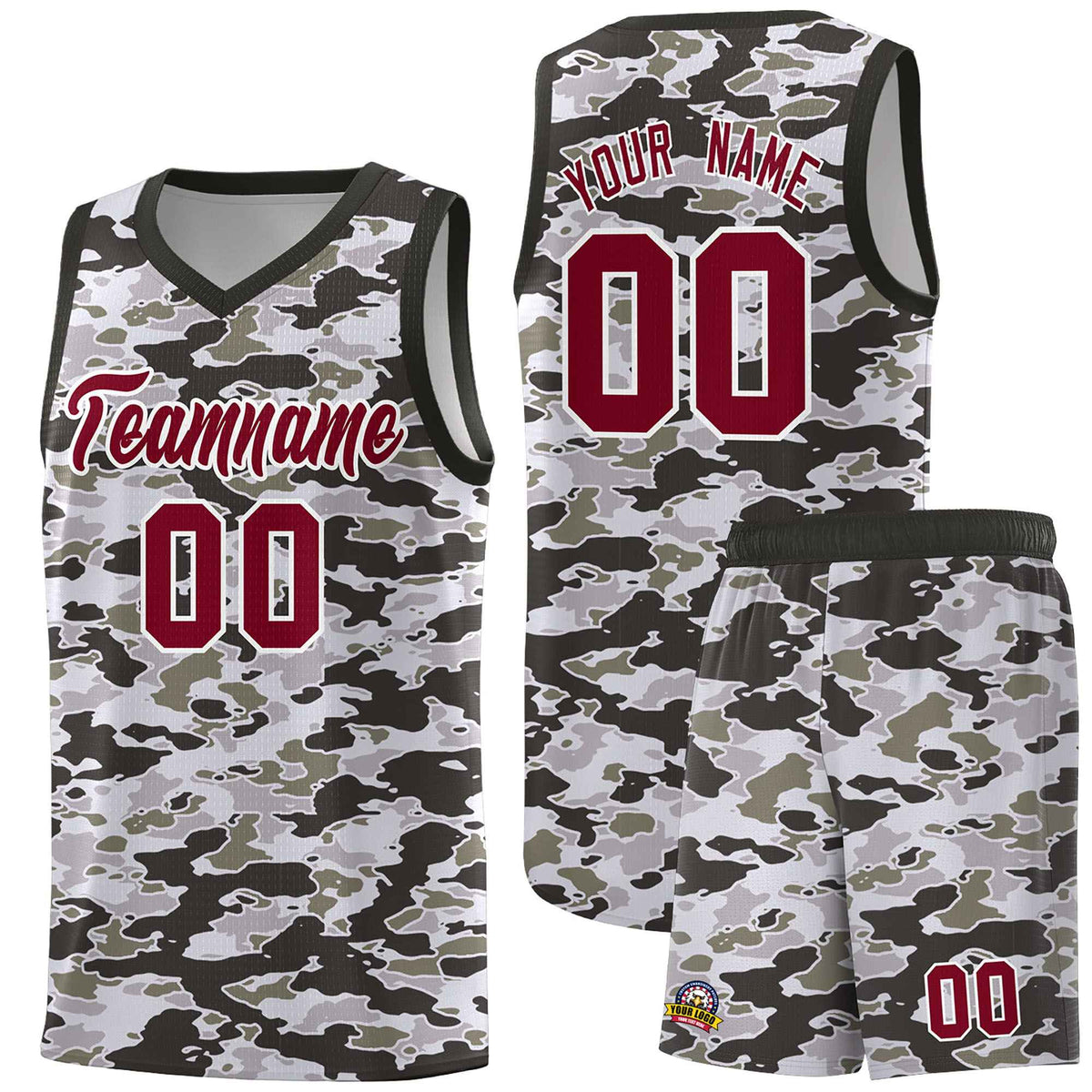 Custom Personalized Camo Kits Sports Uniform Basketball Jersey|KXKSHOP