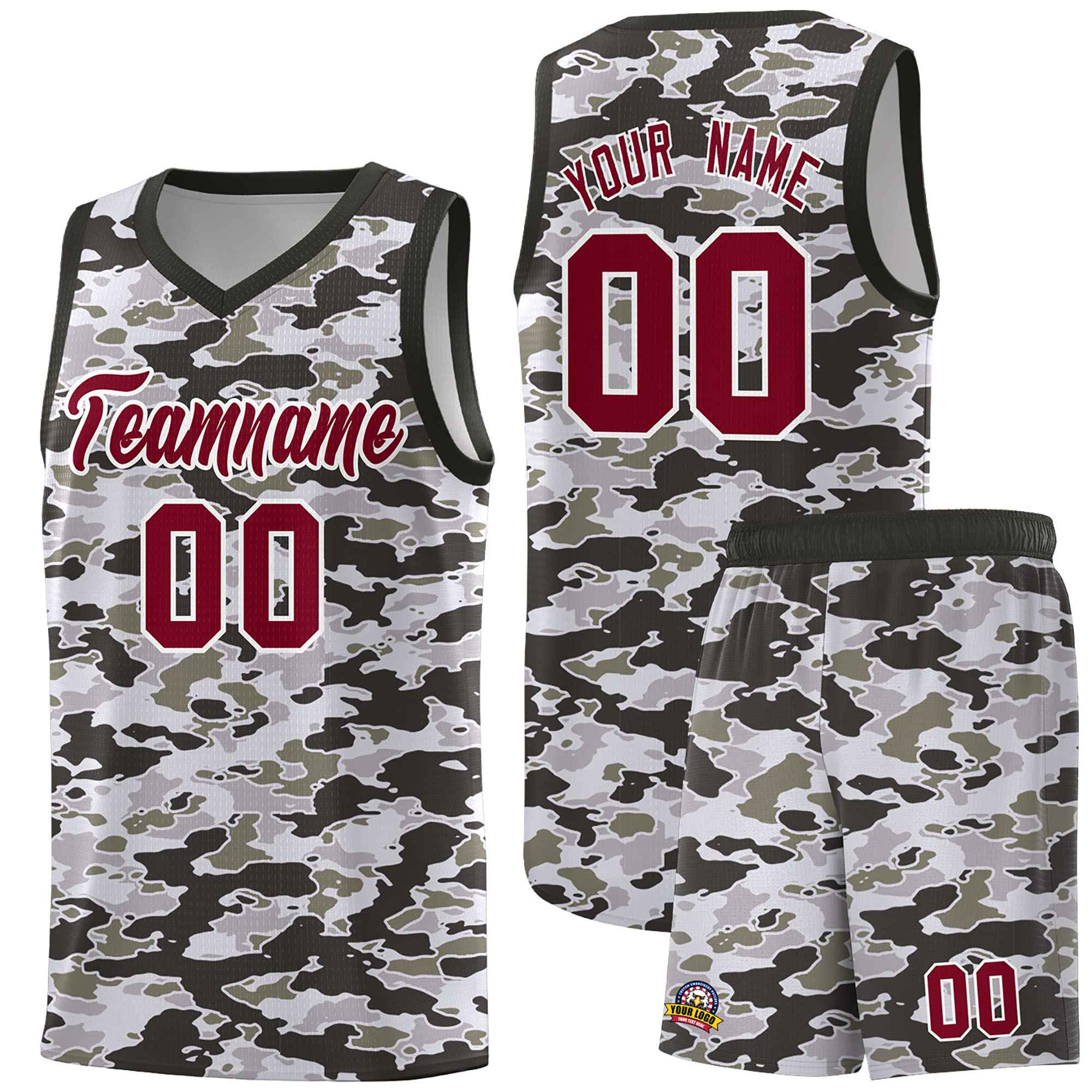 Custom Personalized Camo Kits Sports Uniform Basketball Jersey|KXKSHOP