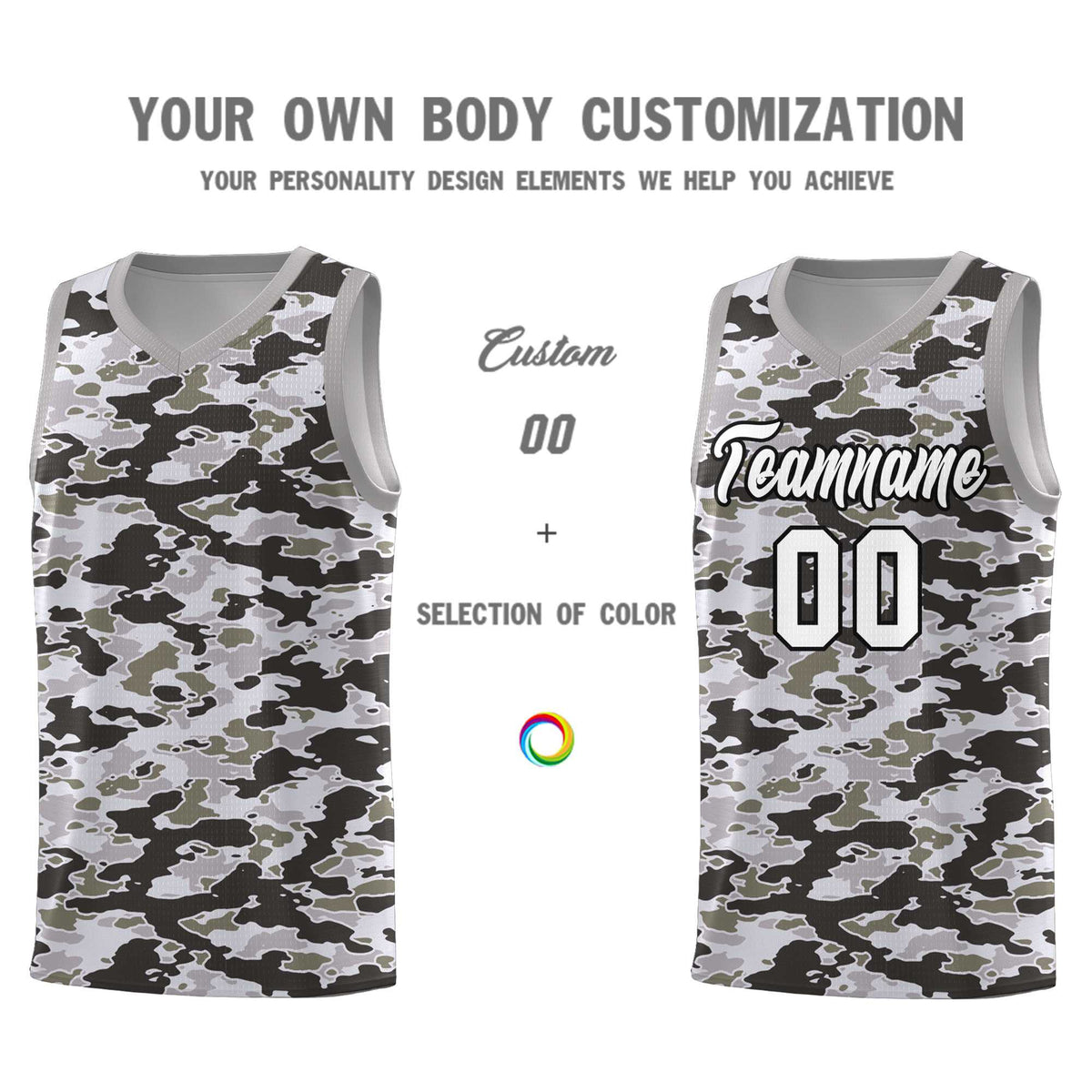 Custom Personalized Camo Kits Sports Uniform Basketball Jersey|KXKSHOP