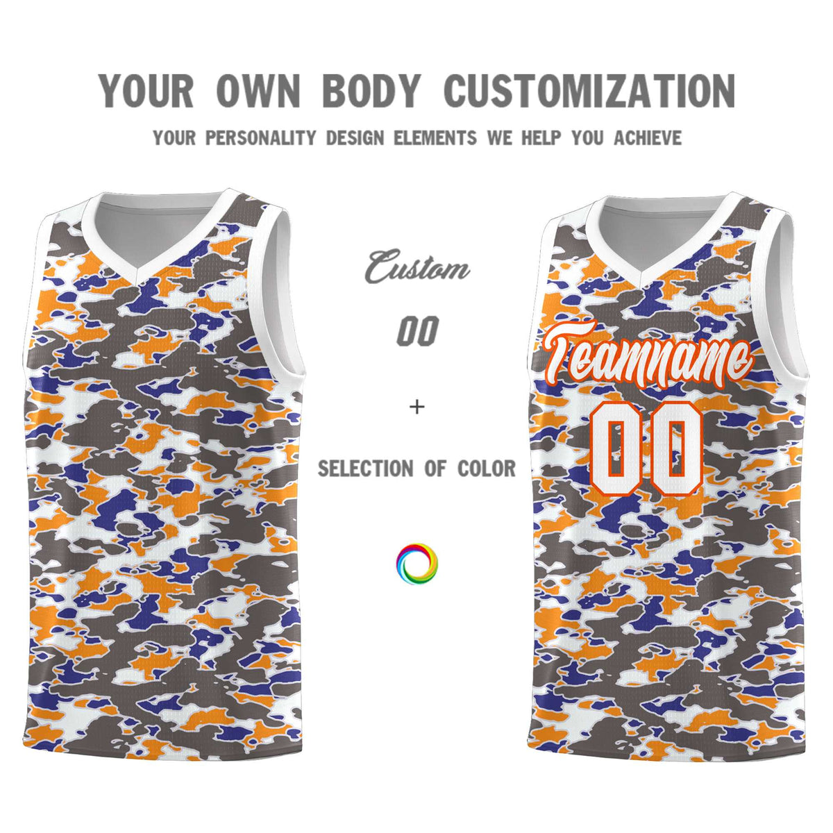 Custom Personalized Camo Kits Sports Uniform Basketball Jersey|KXKSHOP