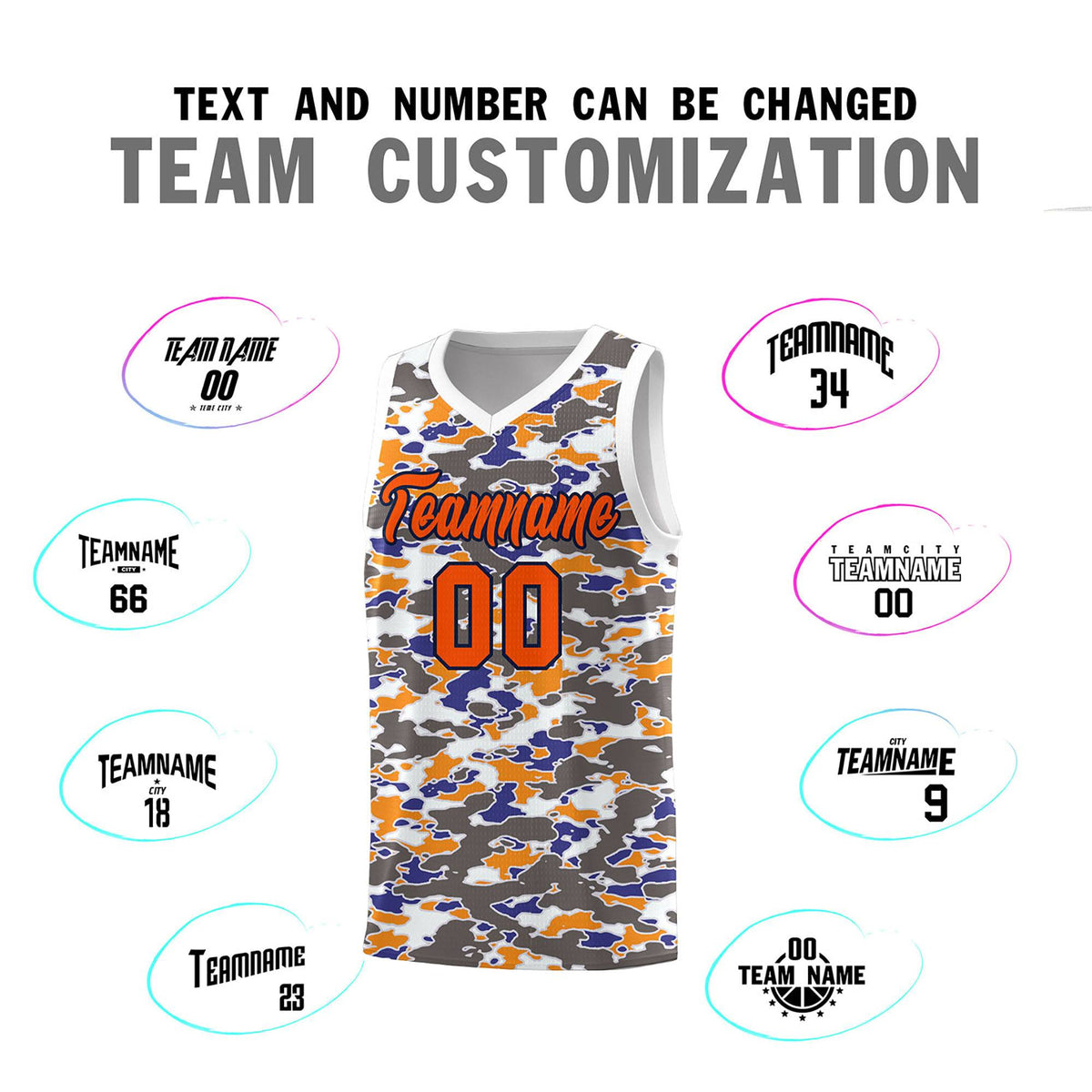 Custom Personalized Camo Kits Sports Uniform Basketball Jersey|KXKSHOP