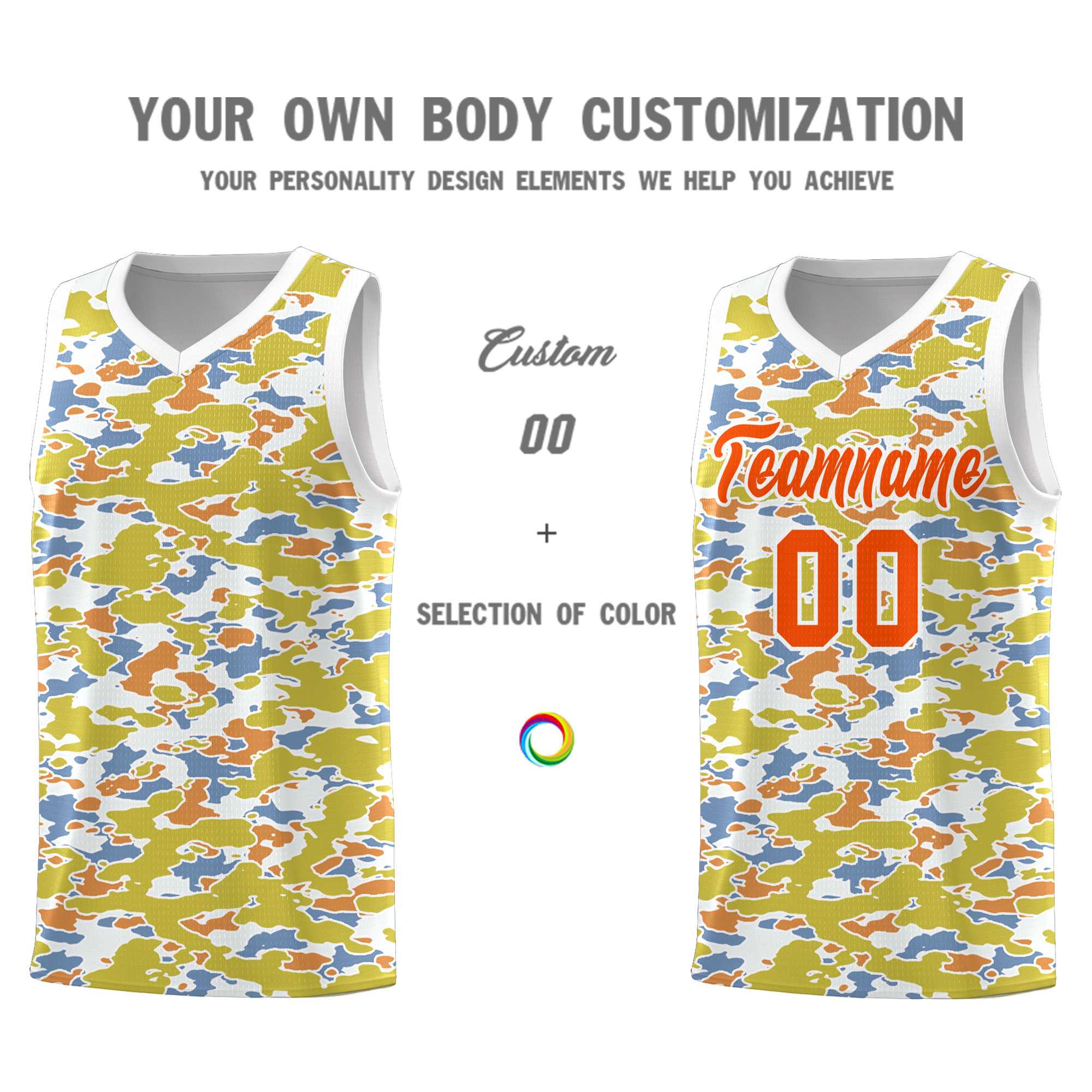 Custom Personalized Camo Kits Sports Uniform Basketball Jersey|KXKSHOP