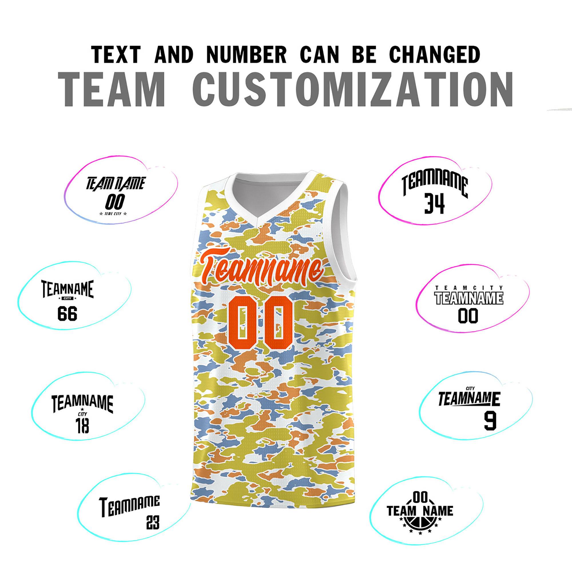 Custom Personalized Camo Kits Sports Uniform Basketball Jersey|KXKSHOP