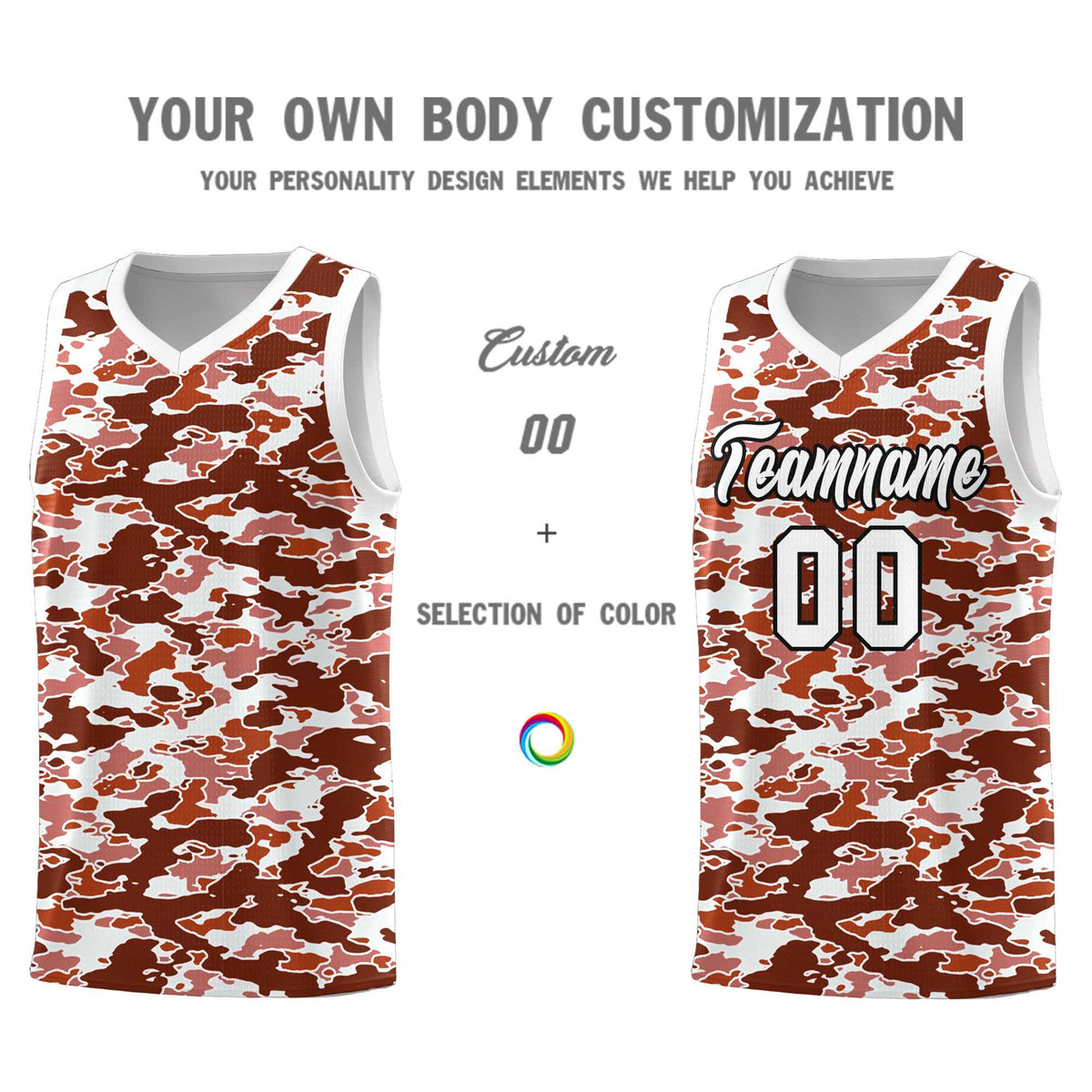 Custom Personalized Camo Kits Sports Uniform Basketball Jersey|KXKSHOP