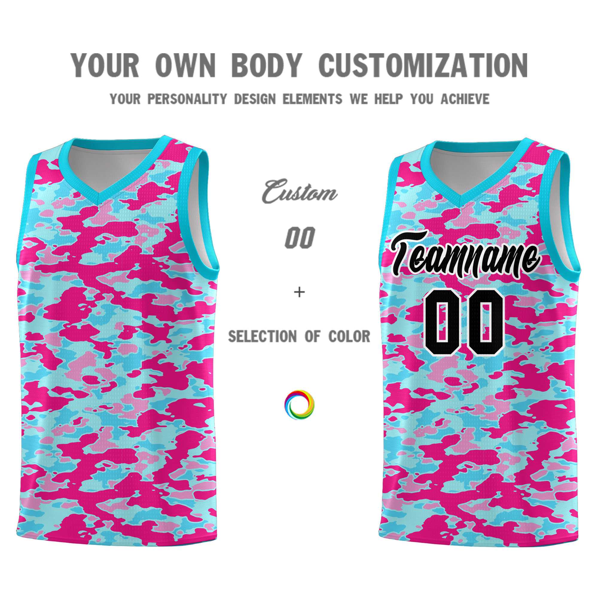 Custom Personalized Camo Kits Sports Uniform Basketball Jersey|KXKSHOP