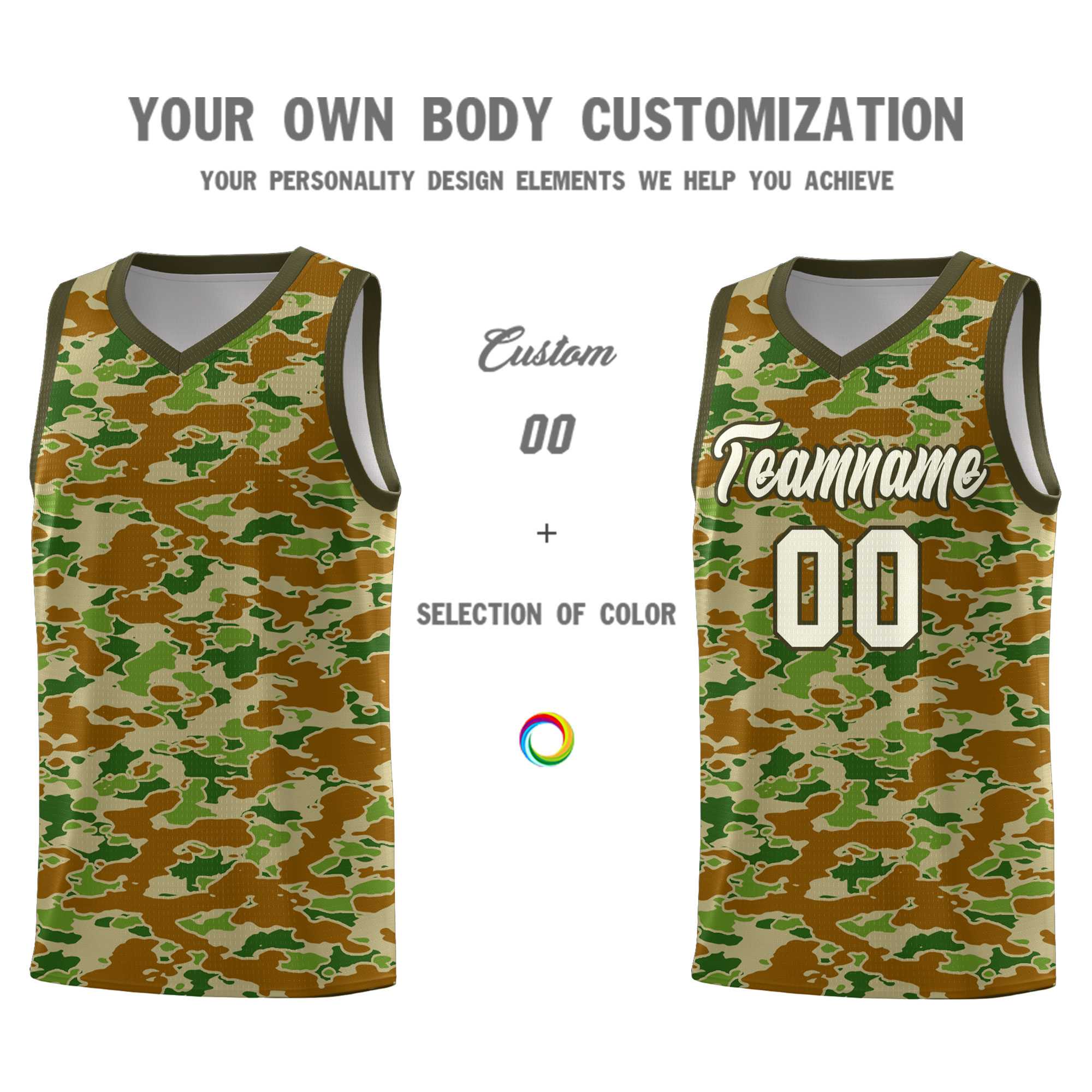 Custom Personalized Camo Kits Sports Uniform Basketball Jersey|KXKSHOP