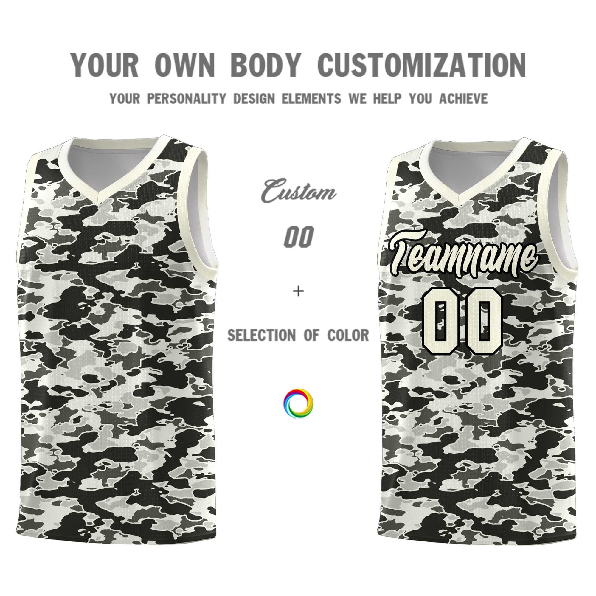 Custom Personalized Camo Kits Sports Uniform Basketball Jersey|KXKSHOP