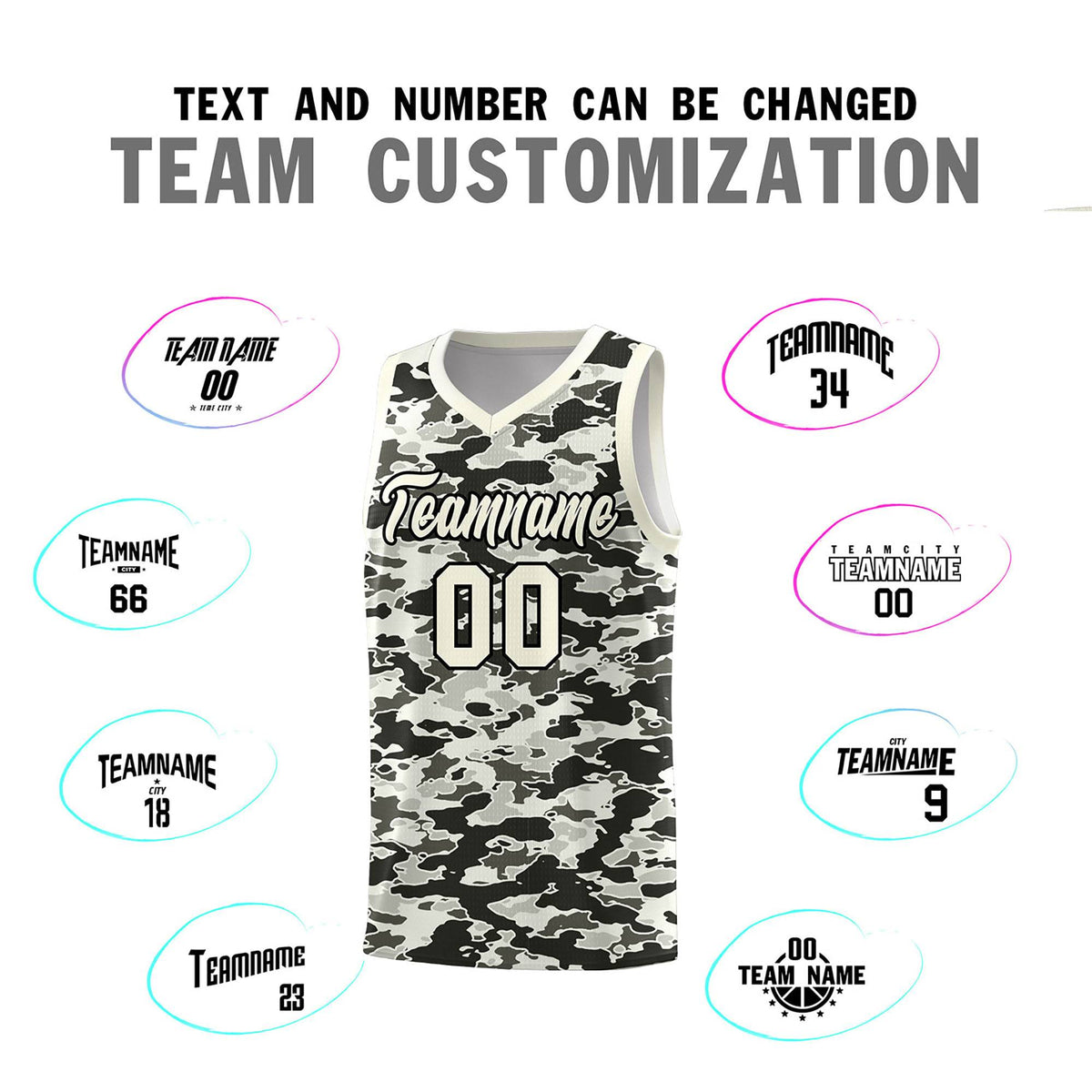 Custom Personalized Camo Kits Sports Uniform Basketball Jersey|KXKSHOP