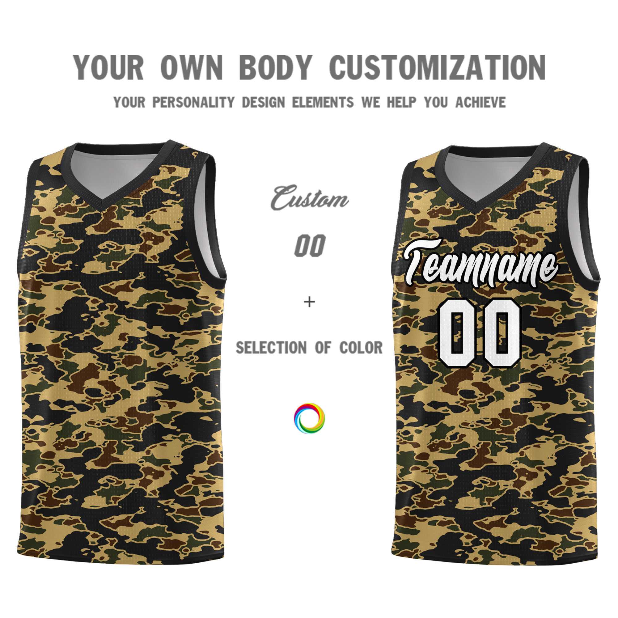 Custom Personalized Camo Kits Sports Uniform Basketball Jersey|KXKSHOP
