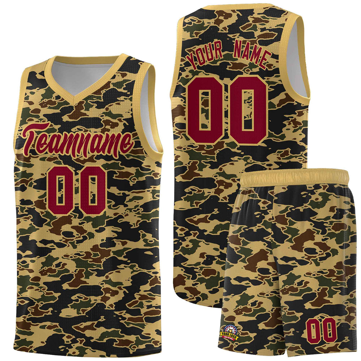 Custom Personalized Camo Kits Sports Uniform Basketball Jersey|KXKSHOP