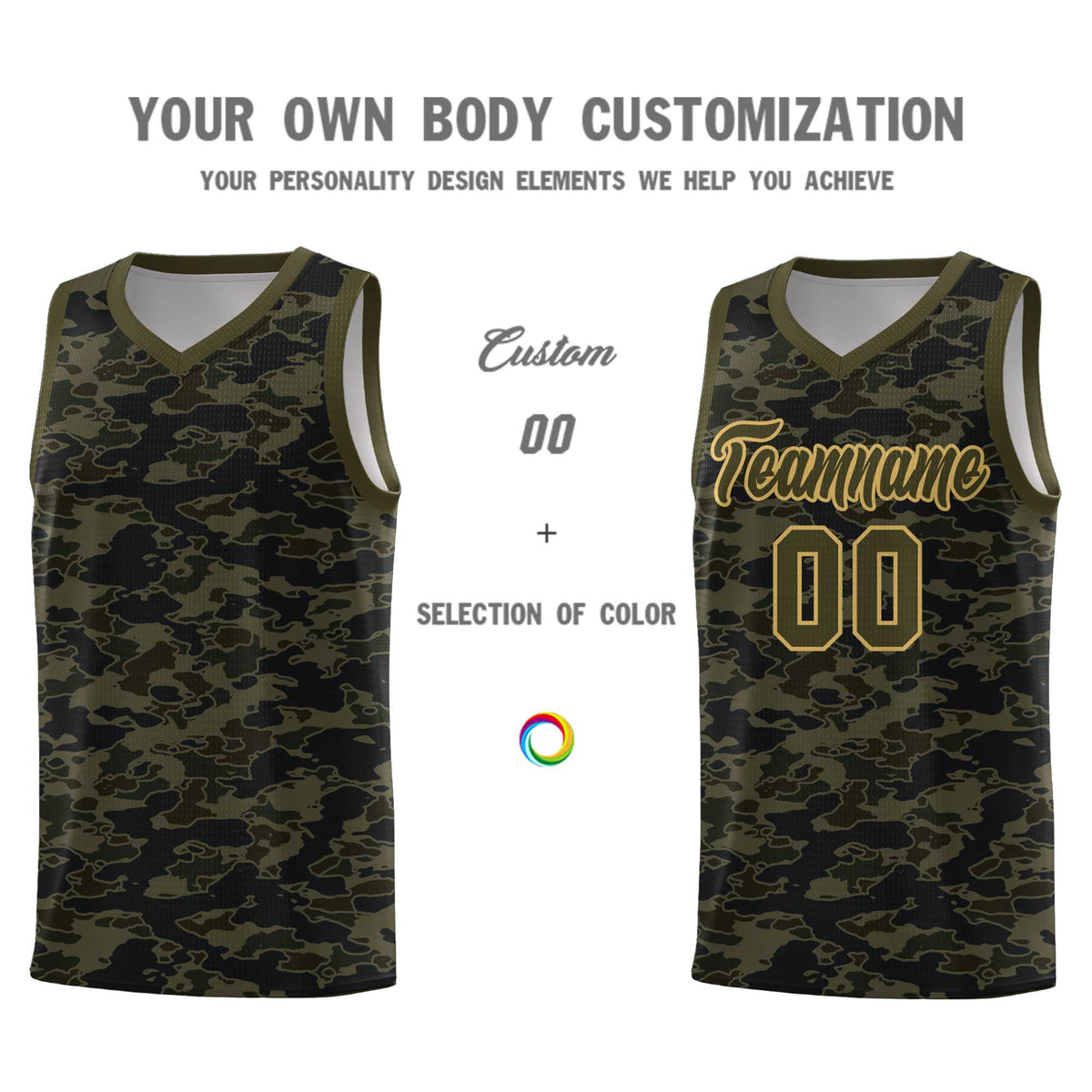 Custom Personalized Camo Kits Sports Uniform Basketball Jersey|KXKSHOP