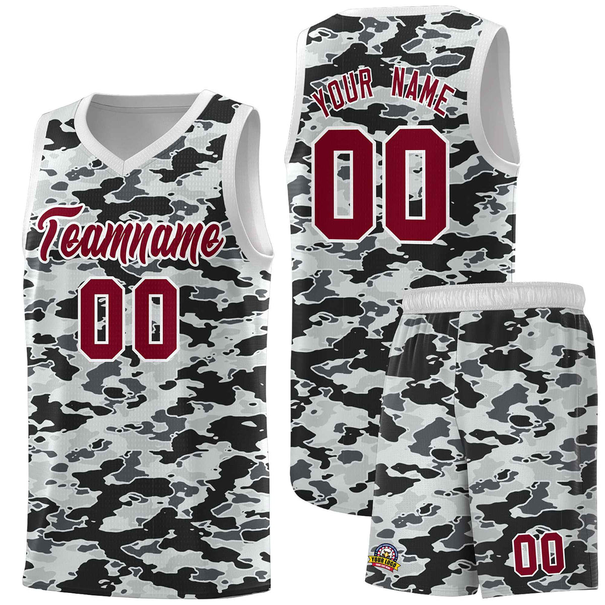 Custom Personalized Camo Kits Sports Uniform Basketball Jersey|KXKSHOP
