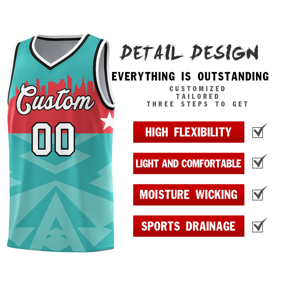 Custom Bright Green Personalized City Silhouette Pattern Sports Uniform Basketball Jersey|KXKSHOP