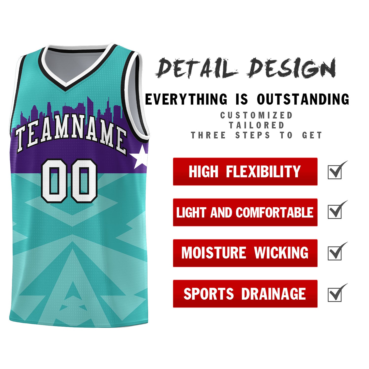 Custom Bright Green Personalized City Silhouette Pattern Sports Uniform Basketball Jersey|KXKSHOP